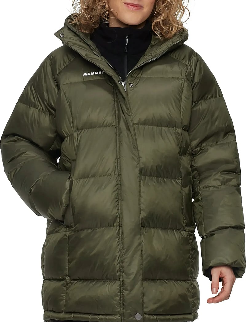 Mammut - Glacier Glow IN Hooded Parka Women - talvejoped - dark marsh - 0