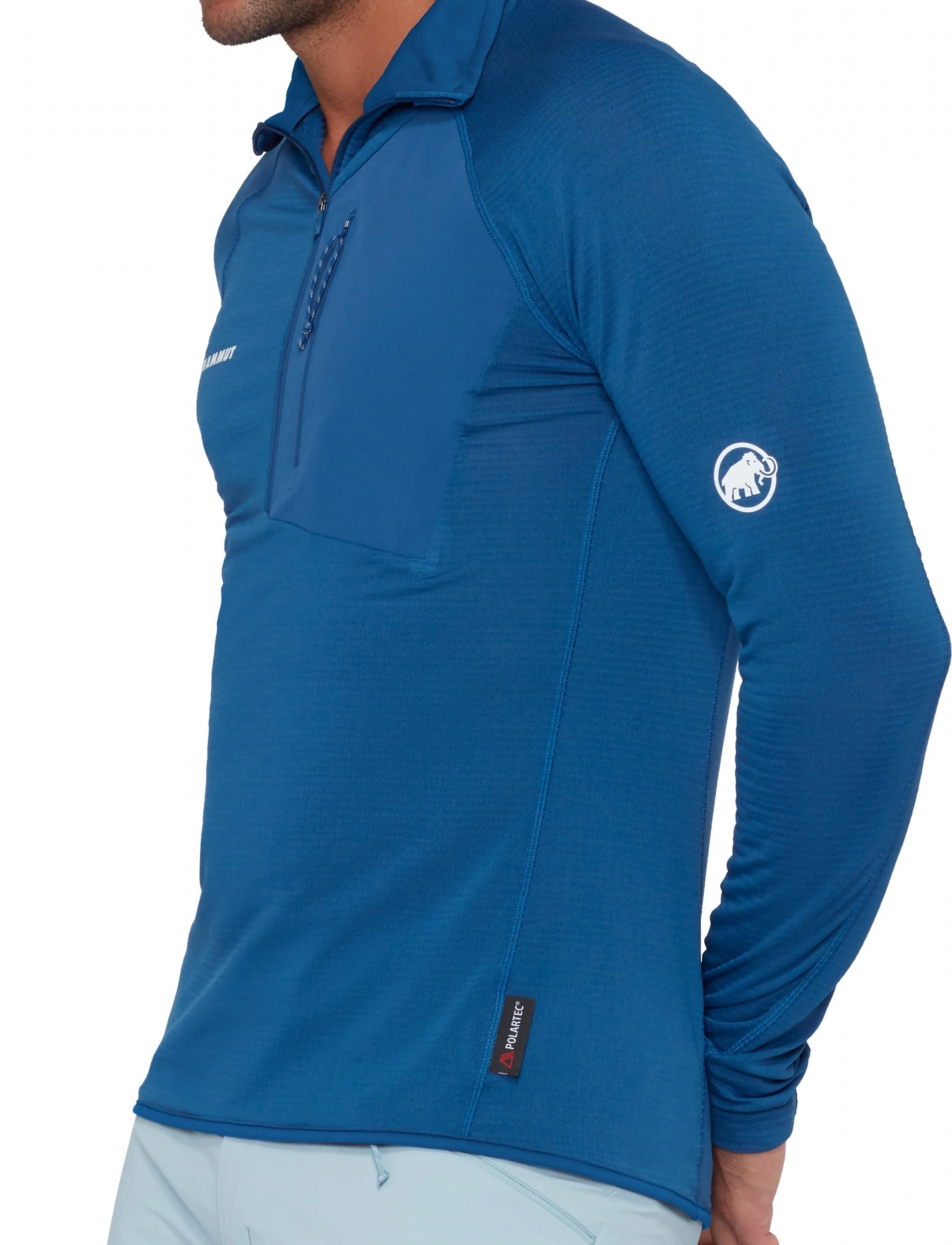 Mammut - Aenergy Light ML Half Zip Pull Men - kampsunid ja vahekihid - tschiel - 2