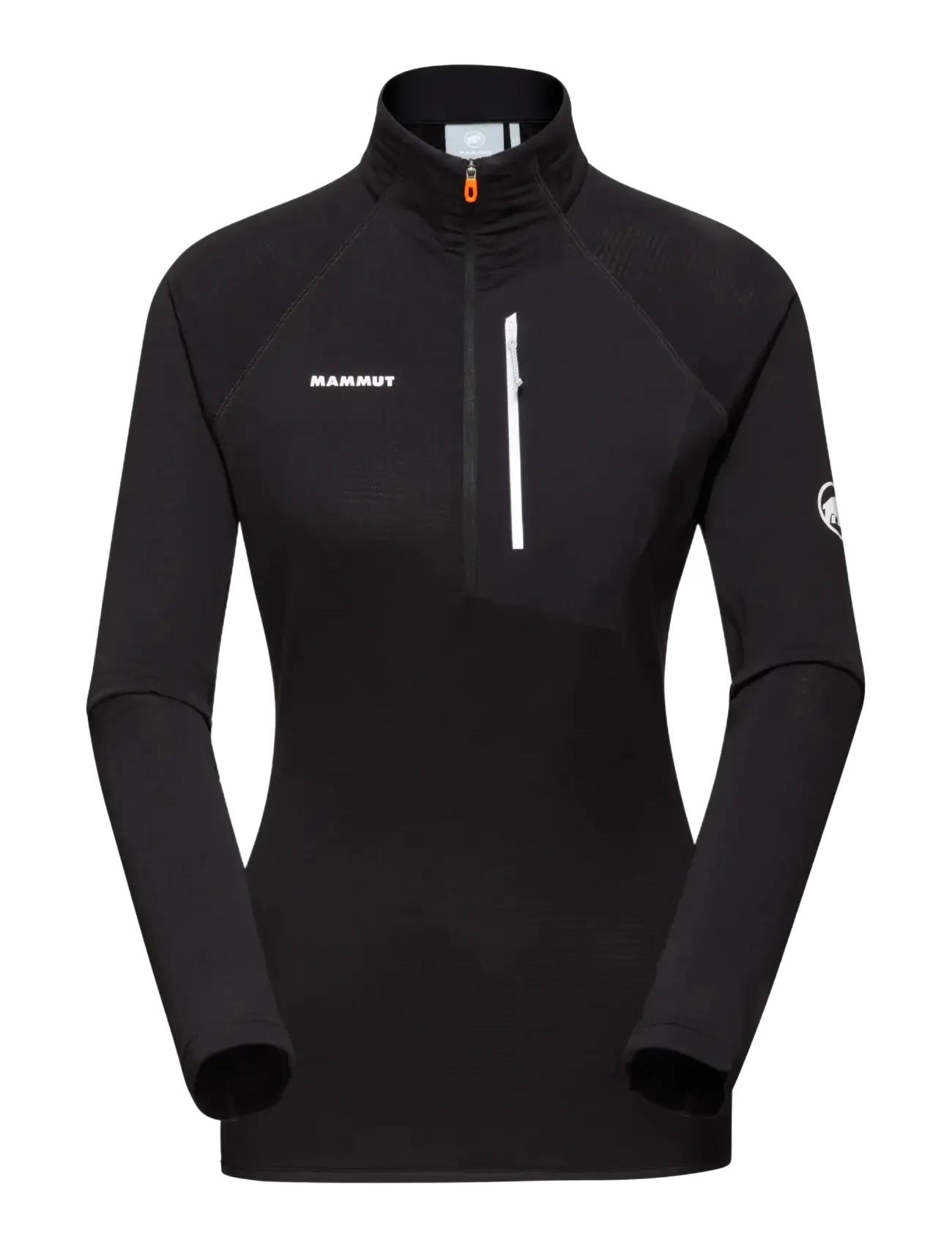 MAMMUT Aenergy Hell Ml Half Zip Pull Damen Schwarz - XS - Damen