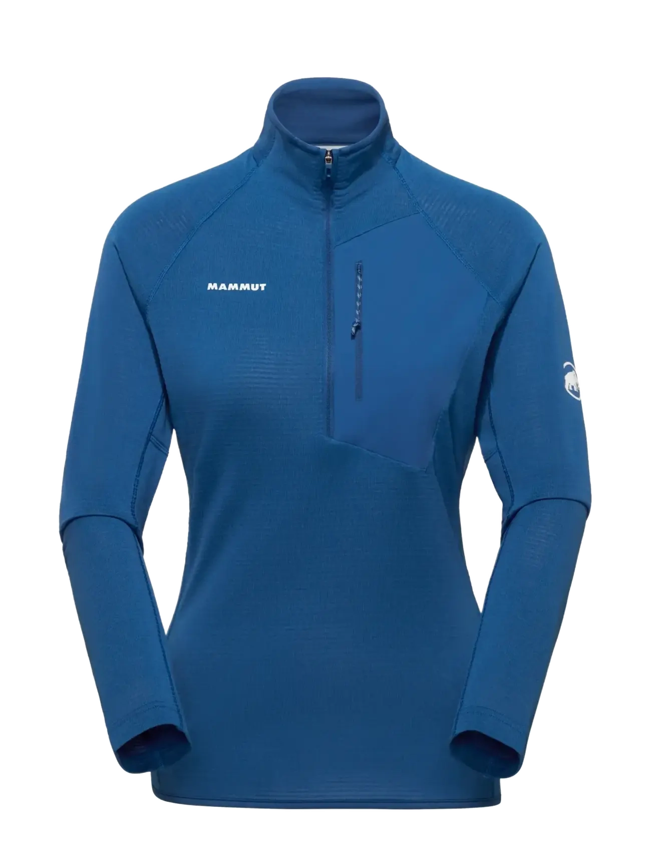 MAMMUT Aenergy Hell Ml Half Zip Pull Damen Blau - S - Damen
