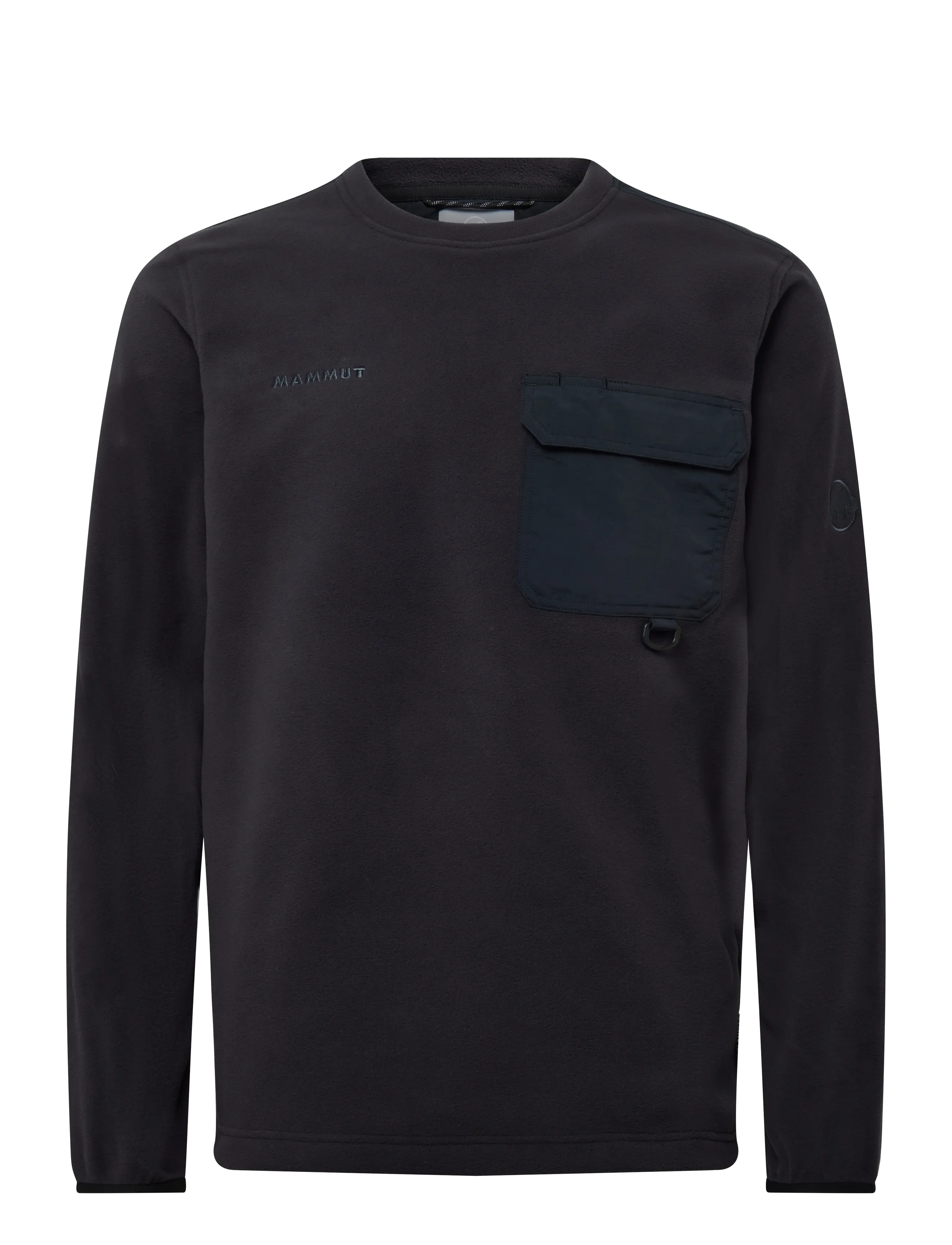 Mammut Moonstone Light ML Hybrid Crew Neck - Dressipluusid - BLACK / black