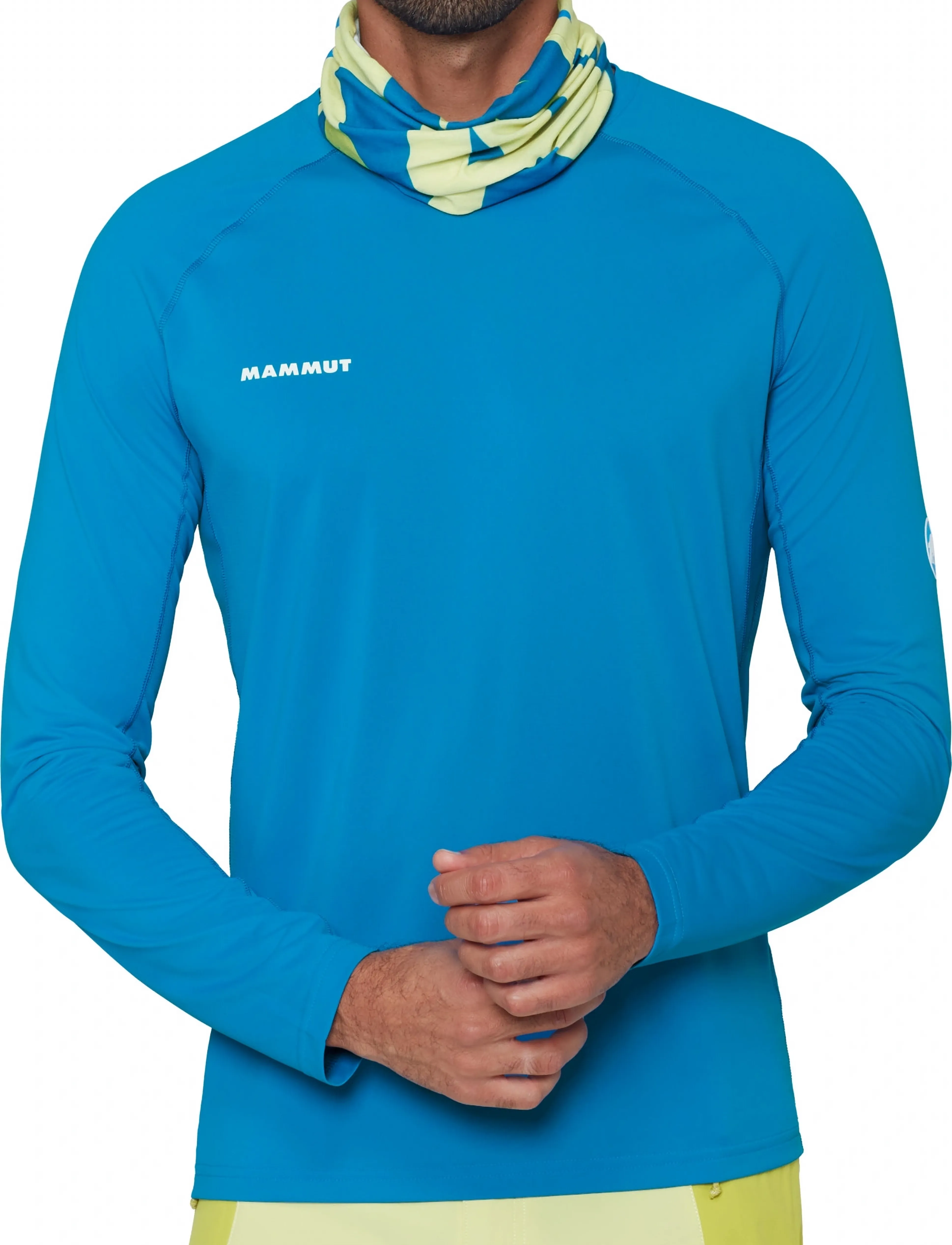 Mammut Ducan Fl Longsleeve Men, XL, Blue, Sport Overdele > Sport Long Sleeved Overdele, Herre