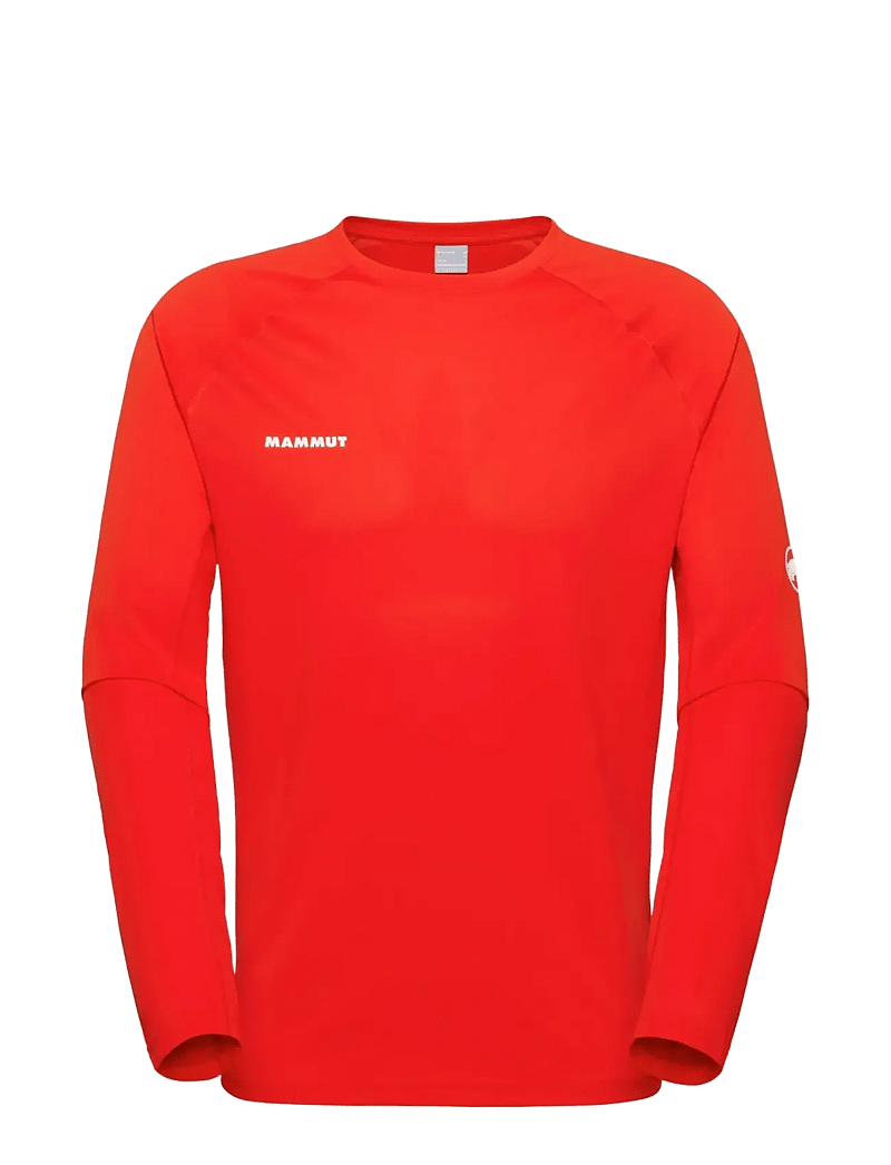 Mammut - Ducan FL Longsleeve Men - toppe & t-shirts - mammut red - 1