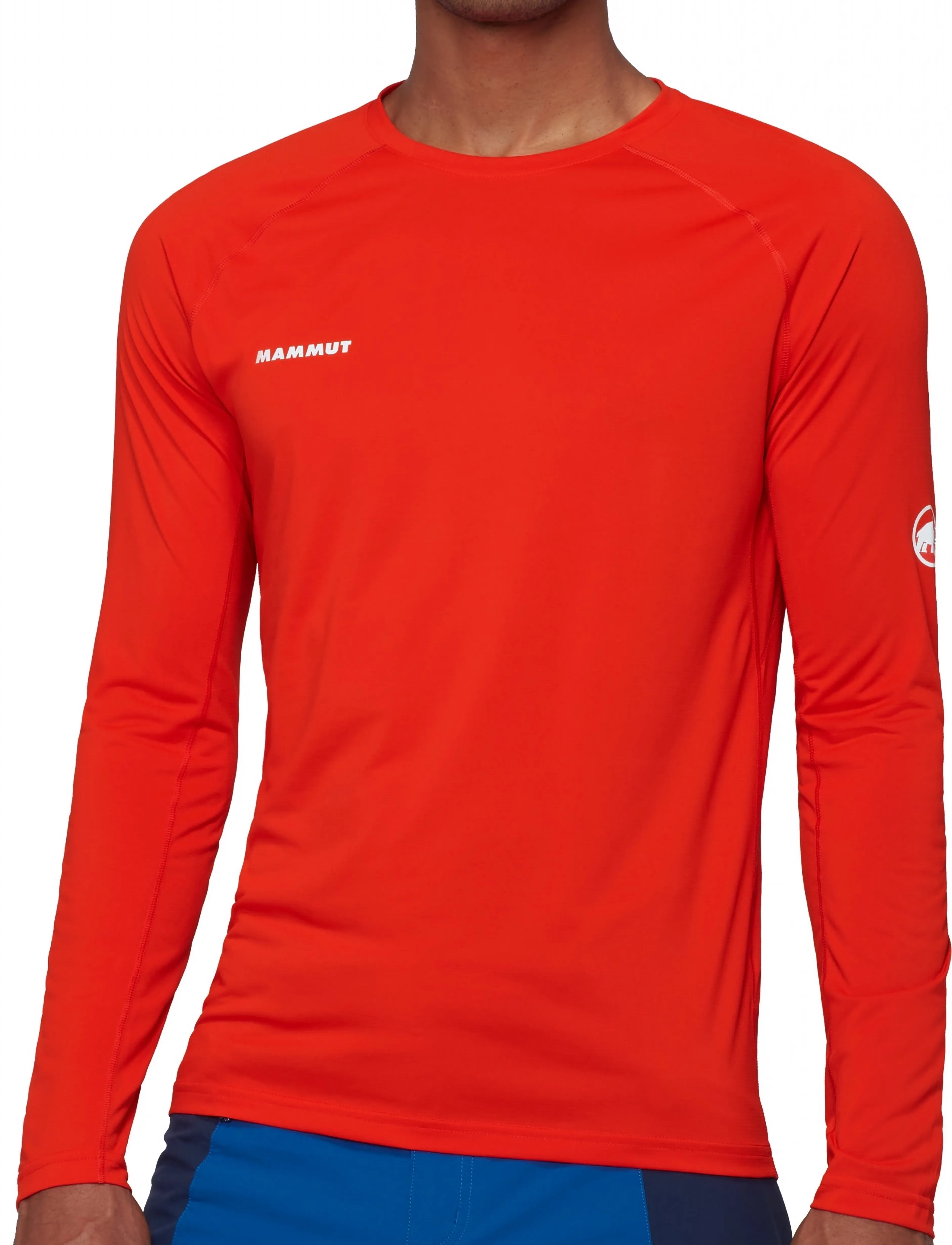 Mammut Ducan Fl Longsleeve Men, XL, Red, Sport Overdele > Sport Long Sleeved Overdele, Herre