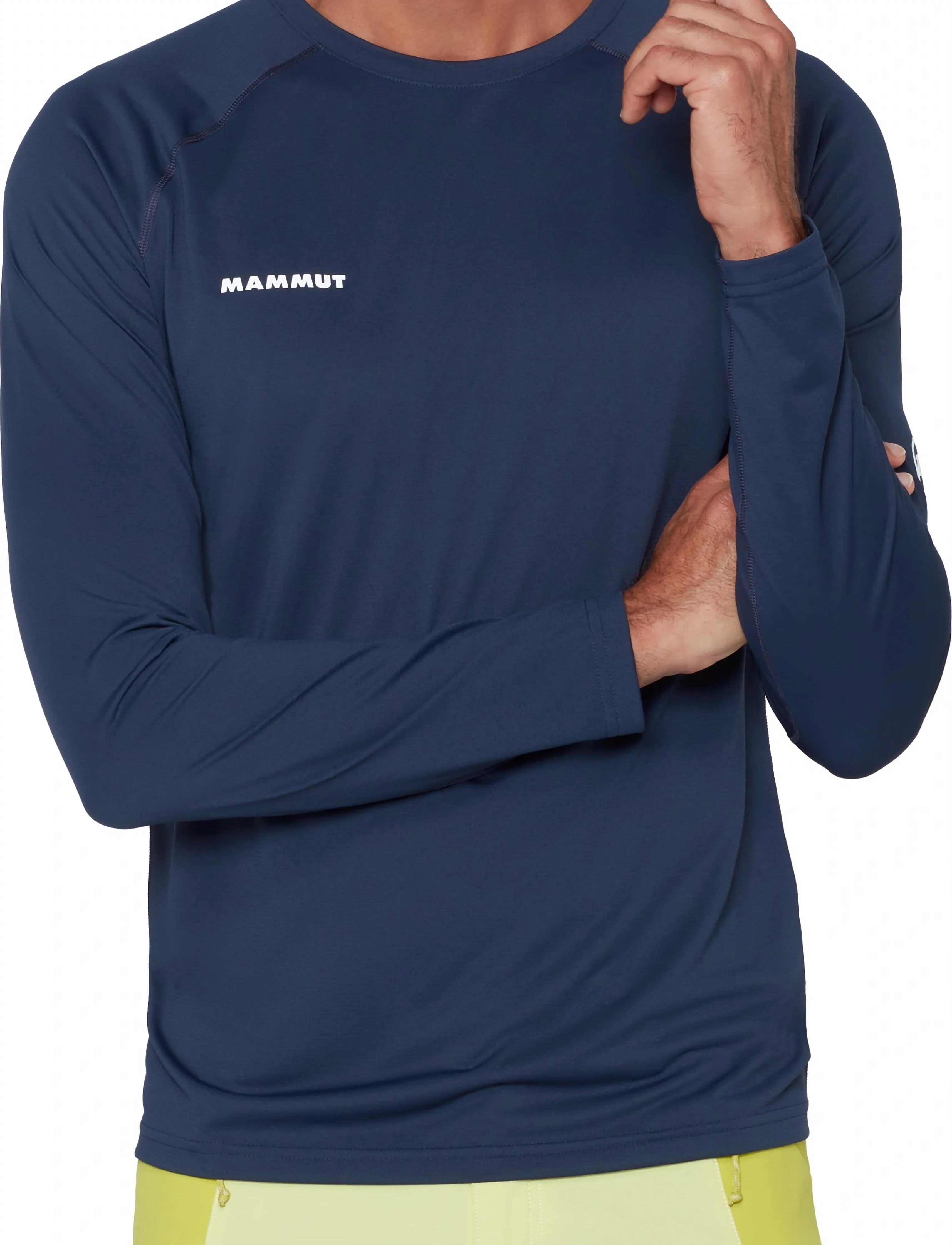 Mammut Ducan Fl Longsleeve Men, L, Navy, Sport Overdele > Sport Long Sleeved Overdele, Herre
