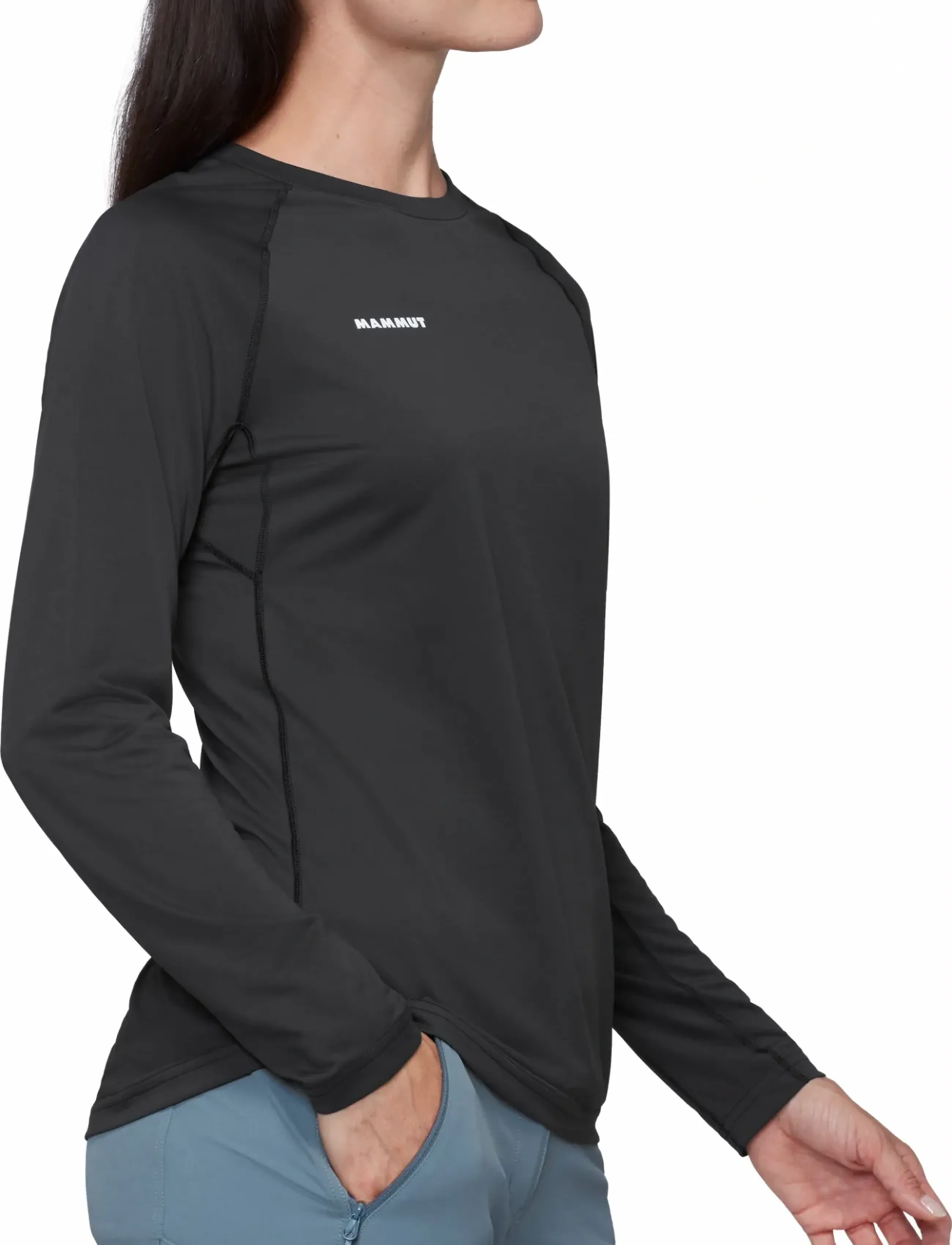 Mammut - Ducan FL Longsleeve Women - longsleeved tops - black - 2