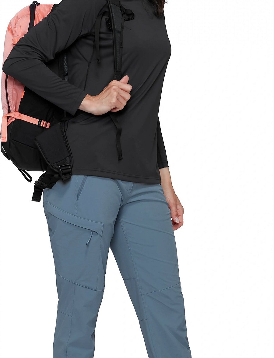 Mammut - Ducan FL Longsleeve Women - långärmade tröjor - black - 4