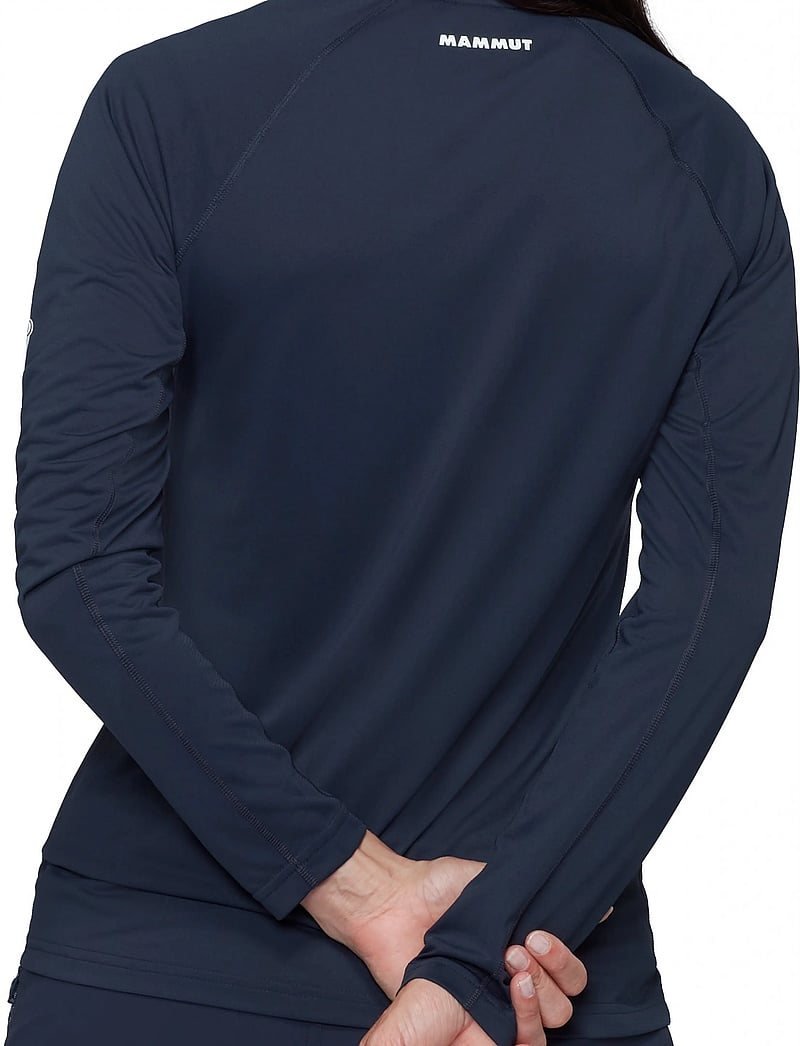 Mammut - Ducan FL Longsleeve Women - langærmede t-shirts - marine - 3