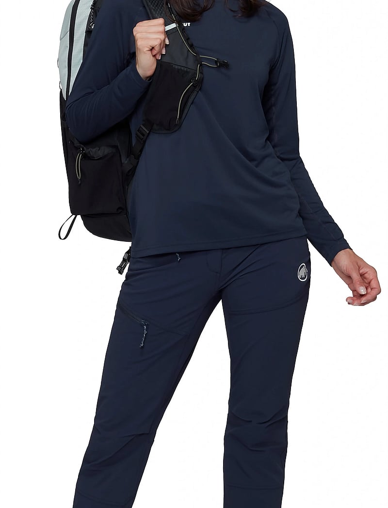 Mammut - Ducan FL Longsleeve Women - langærmede t-shirts - marine - 4
