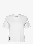 Massone T-Shirt Cropped Women Patch - WHITE