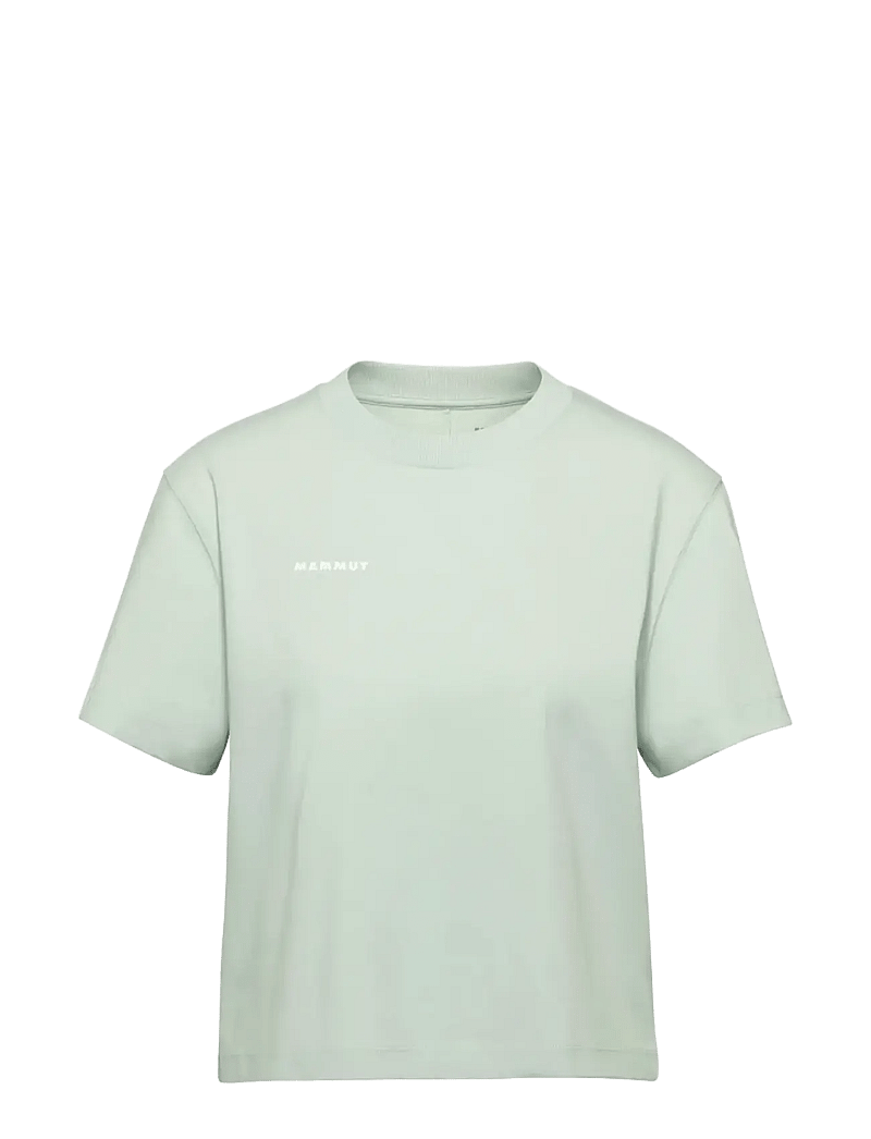 Mammut - Mammut Base Cropped T-Shirt Women Mini Logo - crop-tops - silver sage - 1
