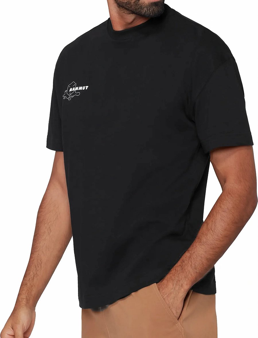 Mammut - Mammut Base Relaxed T-Shirt Men Glacier - t-shirts - black - 3