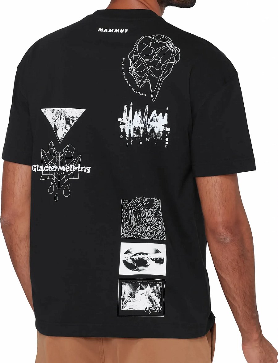 Mammut - Mammut Base Relaxed T-Shirt Men Glacier - t-shirts - black - 4