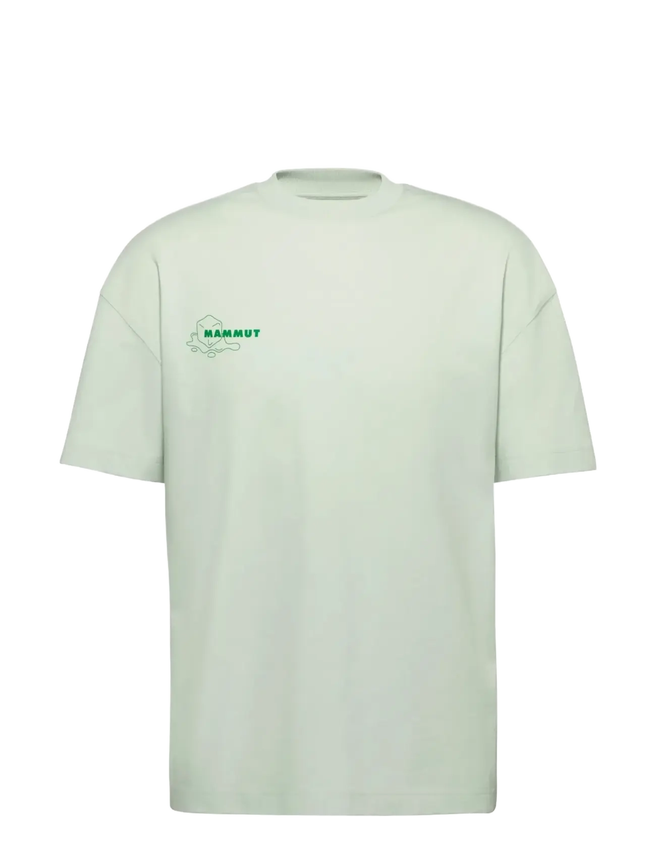 Mammut Mammut Base Relaxed T-Shirt Men Glacier - Tøj - SILVER SAGE / green