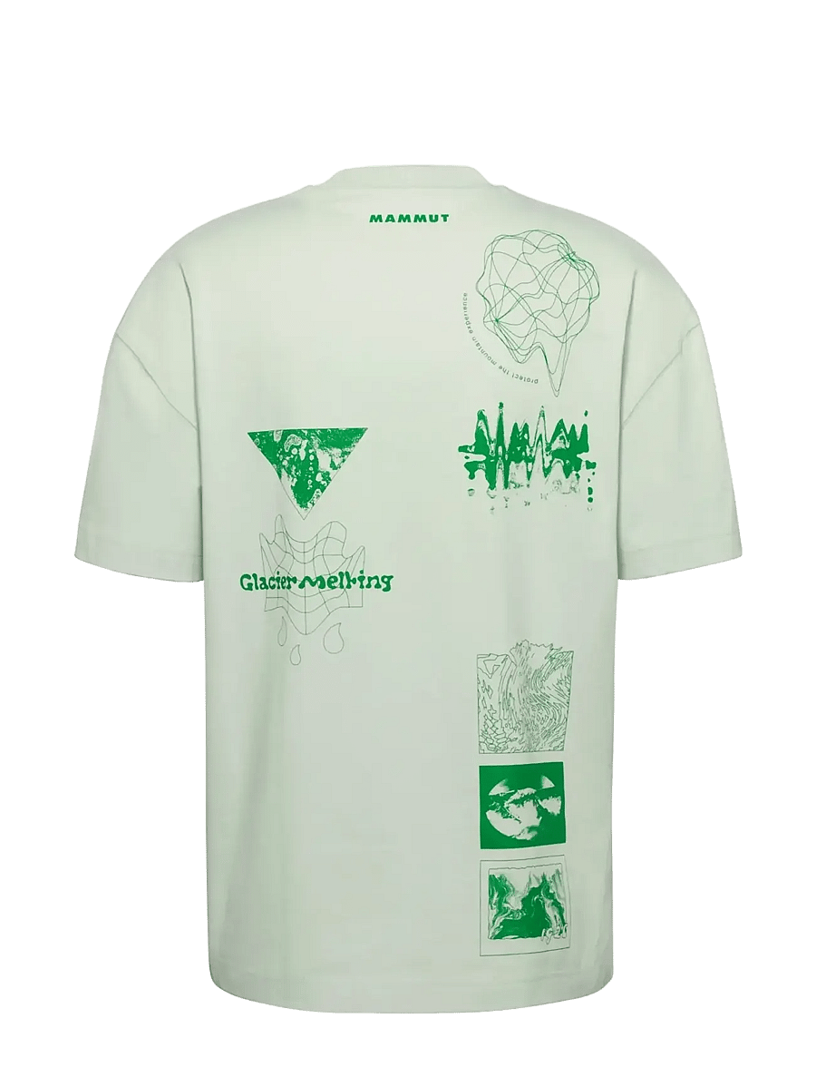 Mammut - Mammut Base Relaxed T-Shirt Men Glacier - t-shirts - silver sage - 2