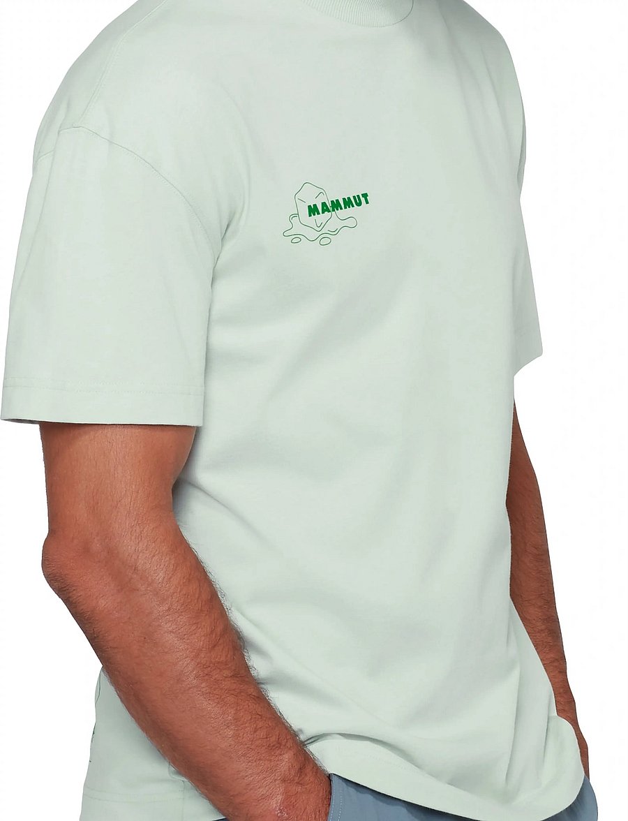 Mammut - Mammut Base Relaxed T-Shirt Men Glacier - t-shirts - silver sage - 3