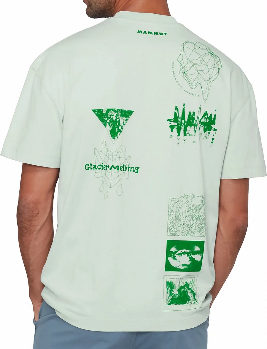 Mammut - Mammut Base Relaxed T-Shirt Men Glacier - t-shirts - silver sage - 4