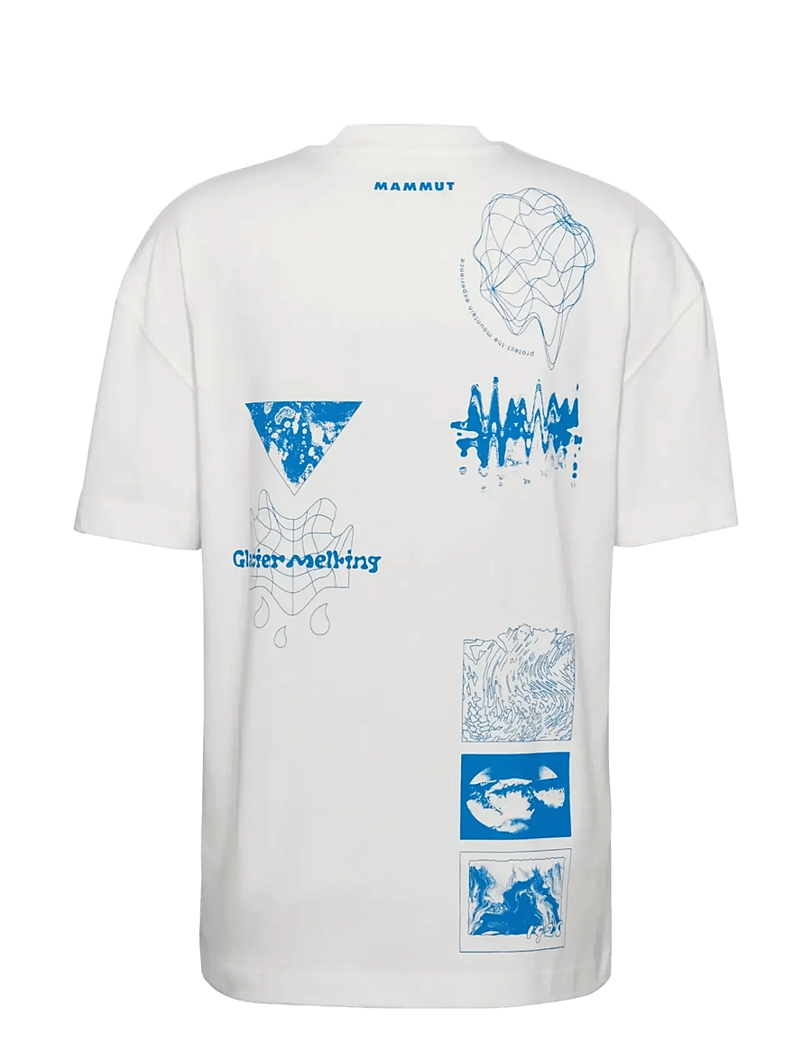 Mammut - Mammut Base Relaxed T-Shirt Men Glacier - t-shirts - white - 2