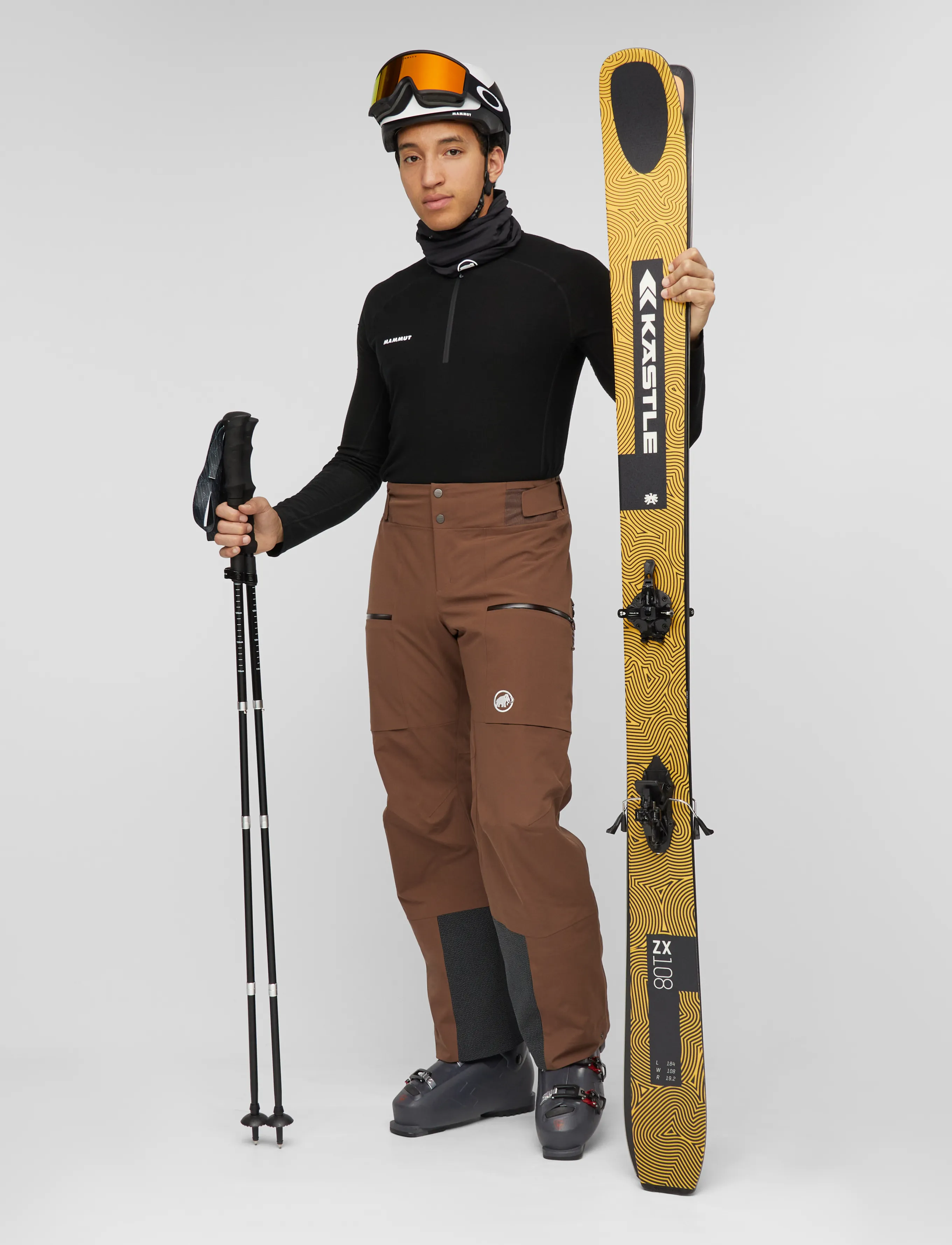 Mammut - Stoney HS Pants Men - skibukser - soil - 4