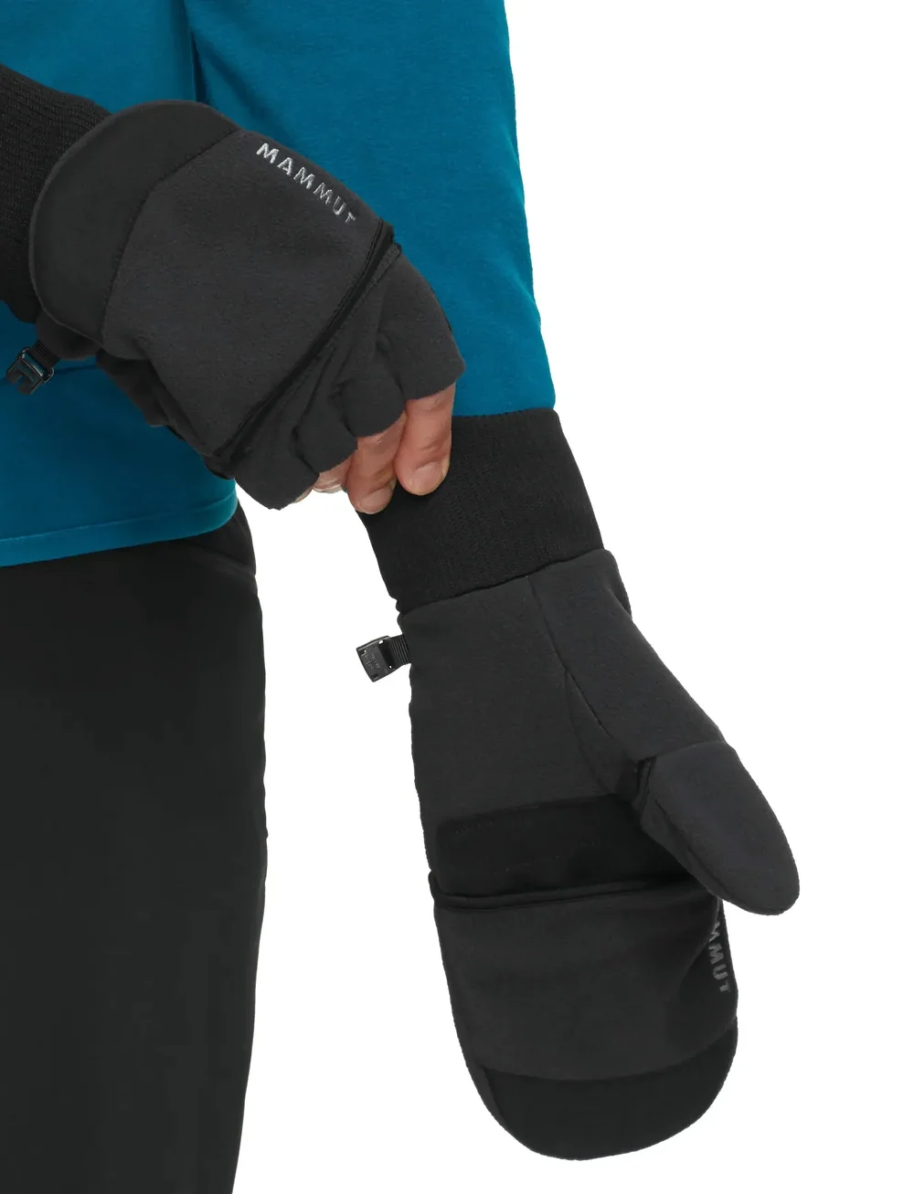 Mammut - Shelter SO Convertible Mitten - fingerhandschuhe - black - 0