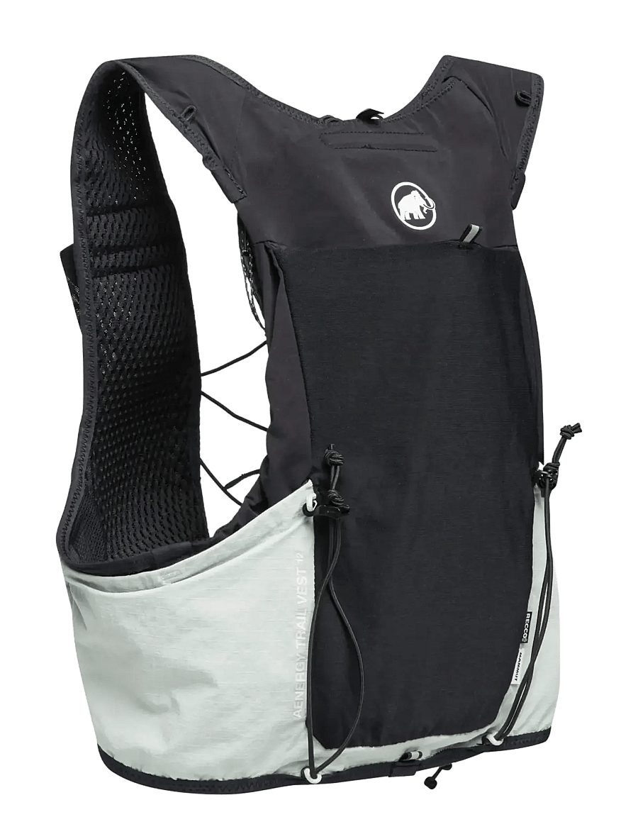 Mammut - Aenergy Trail Vest 12 - laufausrüstung - silver sage-black - 1