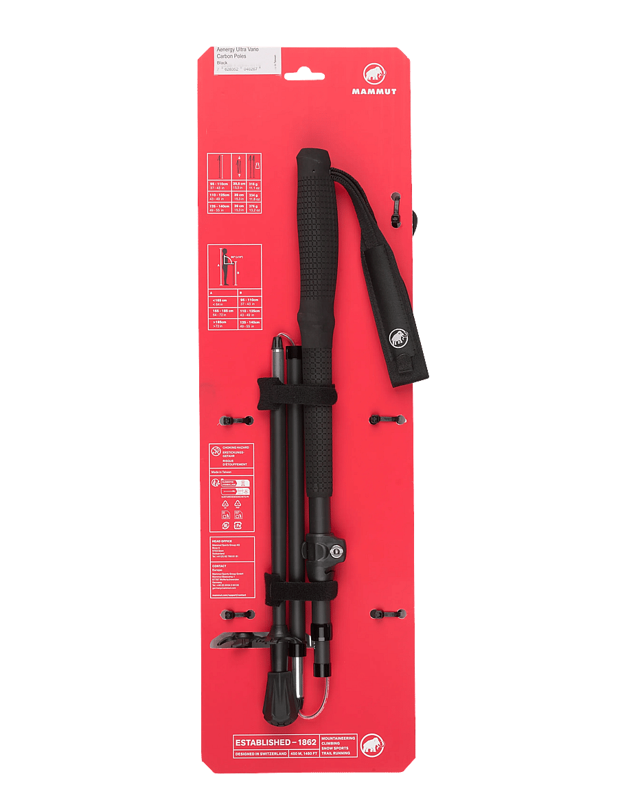 Mammut - Aenergy Ultra Vario Carbon Poles - black - 1