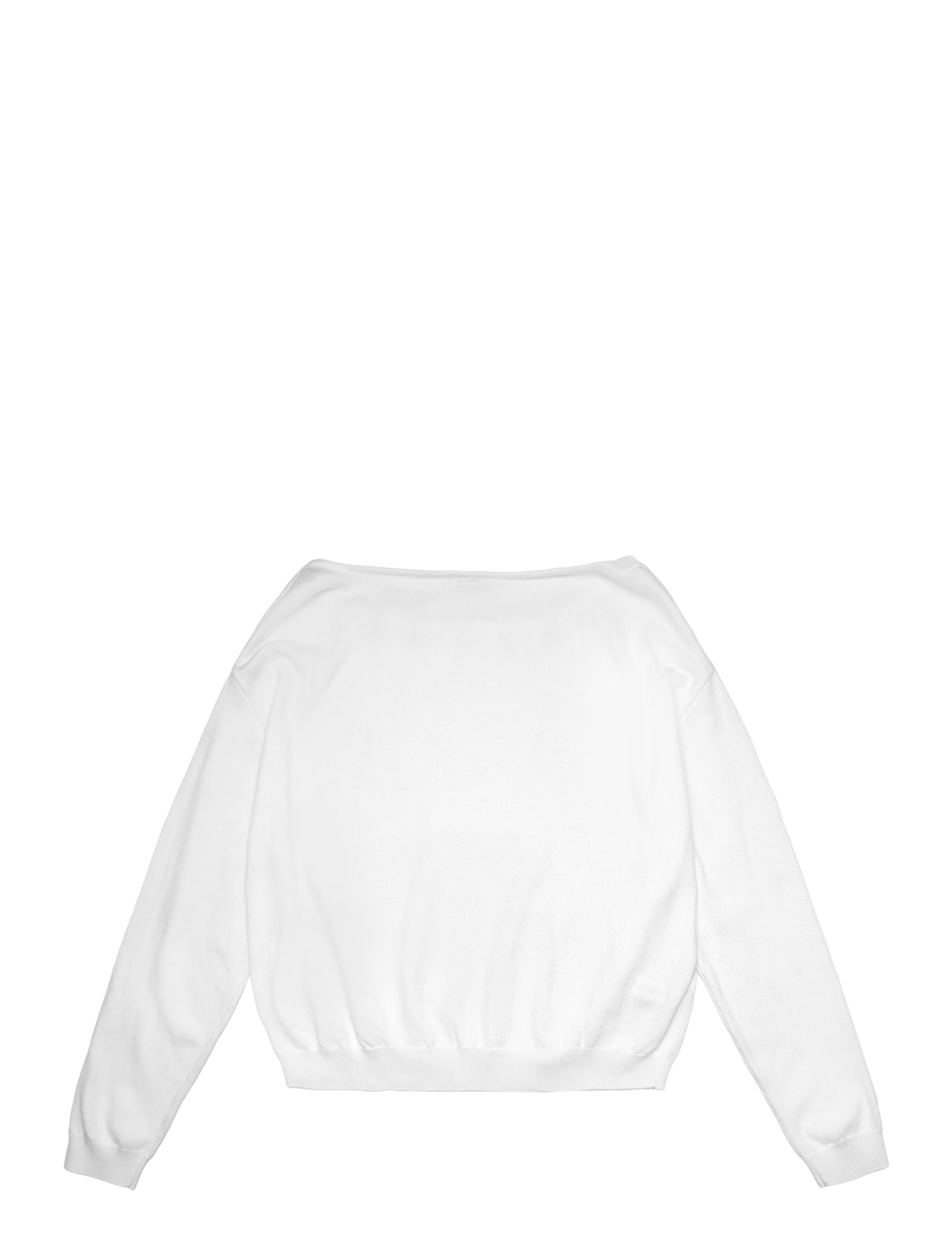 Mango Teen - Knitted jumper with neck detail - trøjer - white - 2