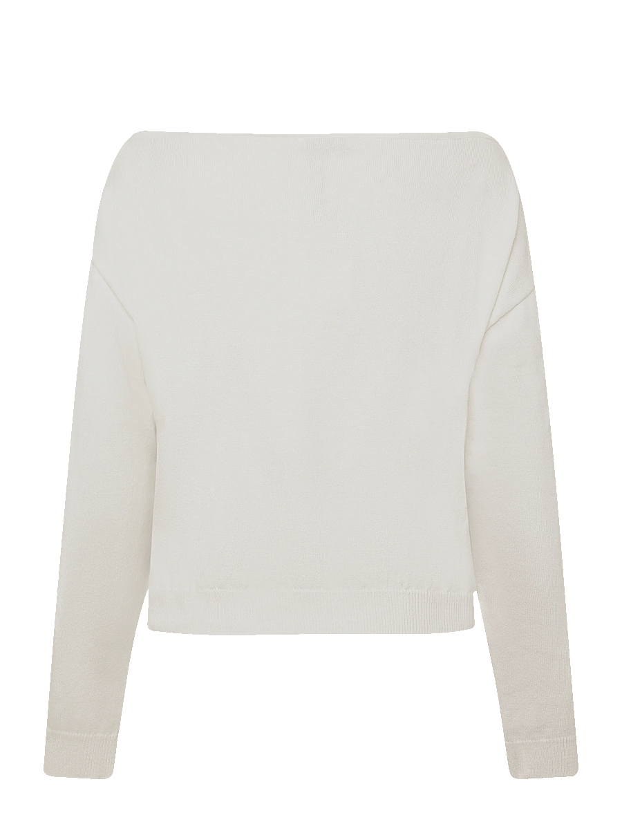 Mango Teen - Knitted jumper with neck detail - trøjer - white - 2