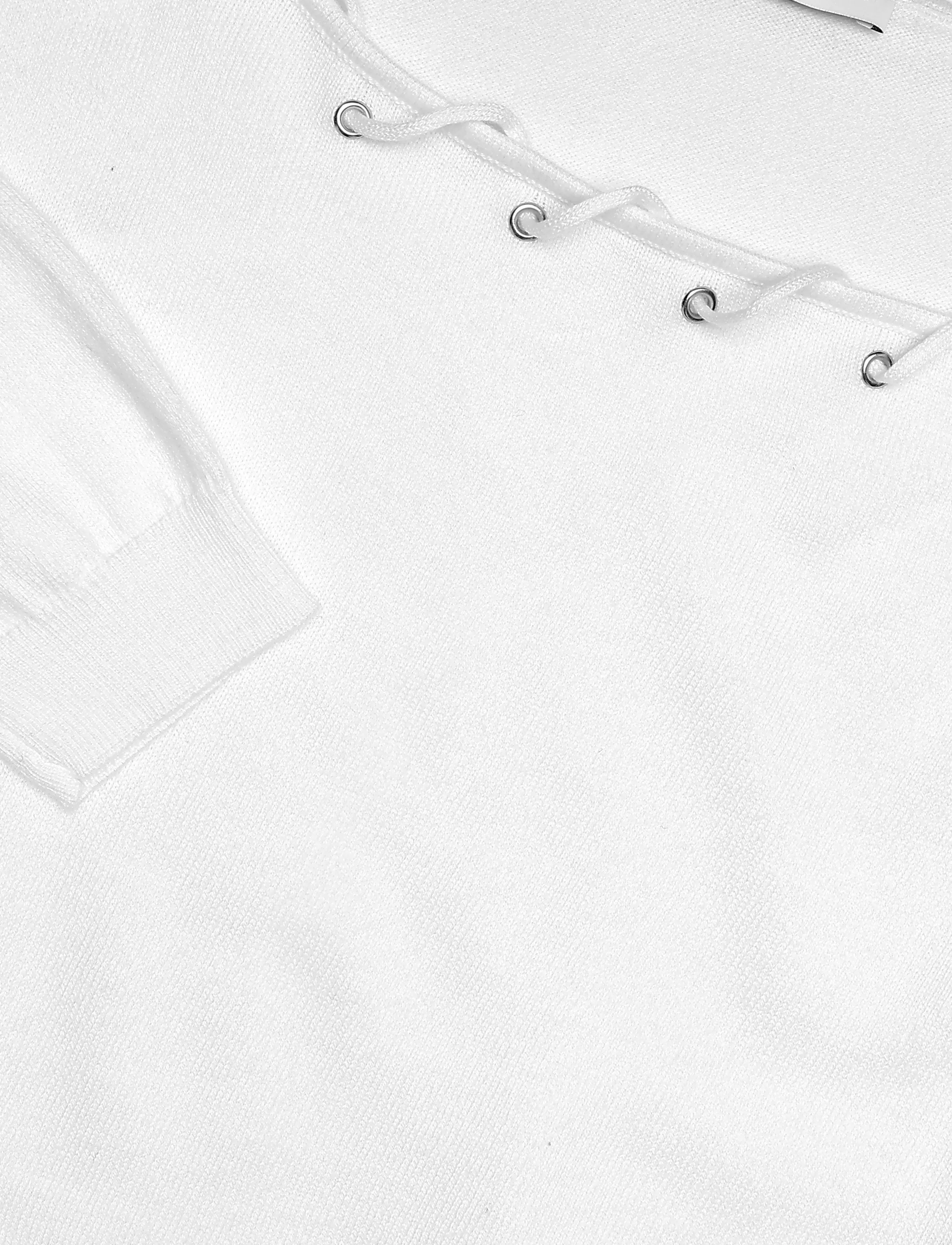 Mango Teen - Knitted jumper with neck detail - trøjer - white - 4