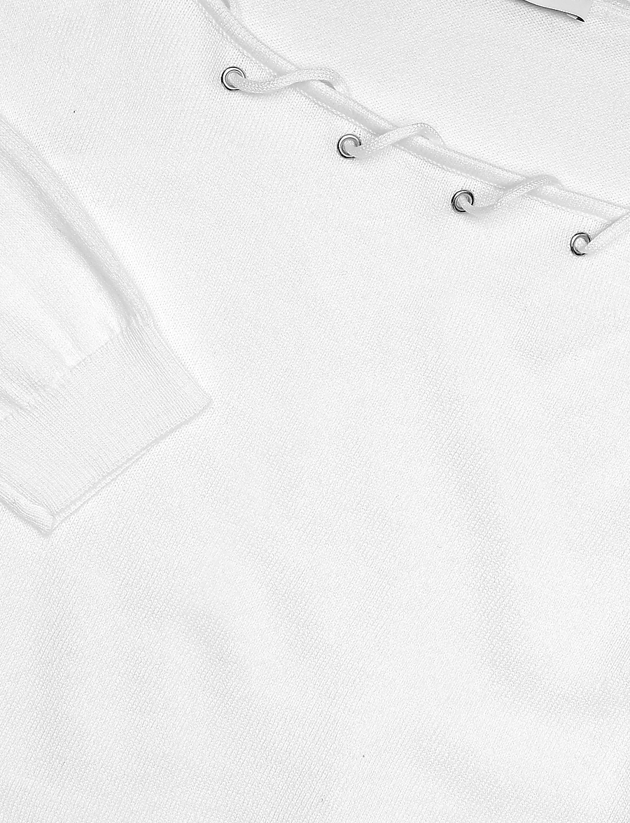 Mango Teen - Knitted jumper with neck detail - trøjer - white - 4