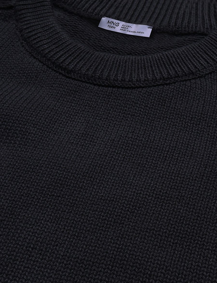Mango Teen - Oversized star-studded jumper - trøjer - charcoal - 2