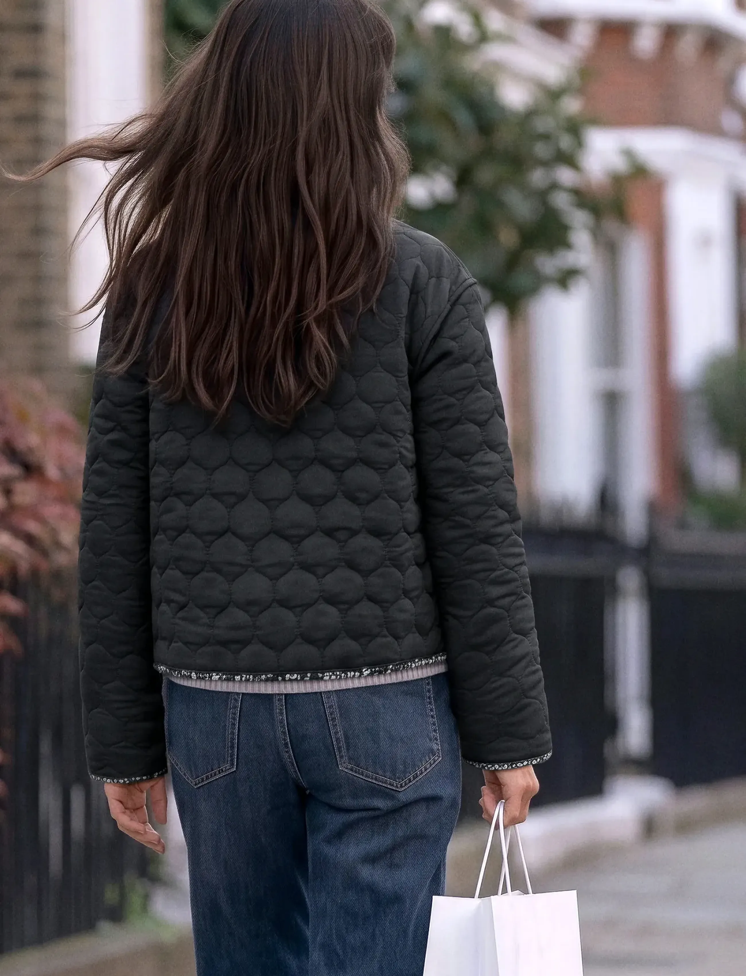 Mango Teen - Reversible quilted jacket - quiltede jakker - charcoal - 3
