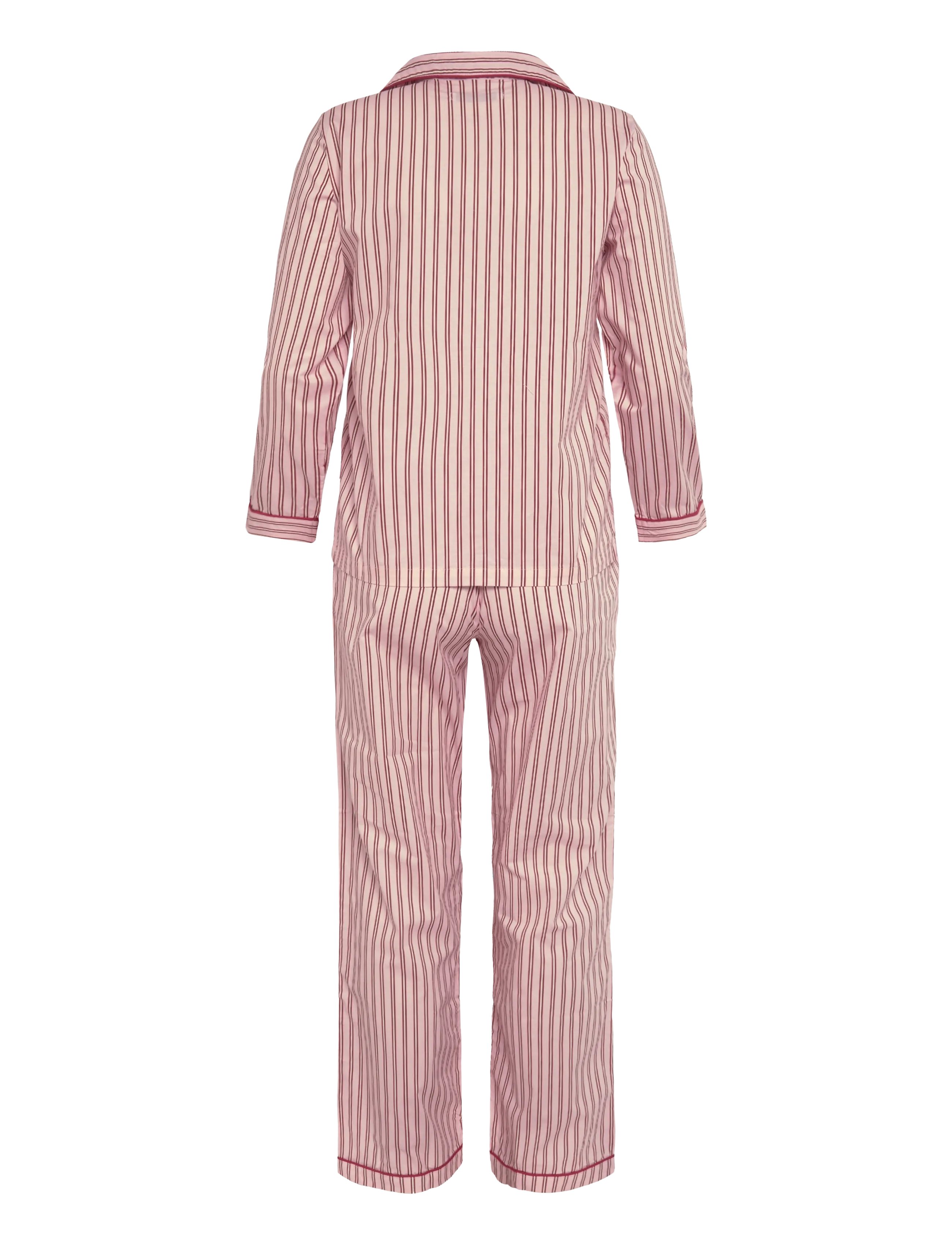Mango Teen - Striped pyjama set - pyjamassæt - pink - 2