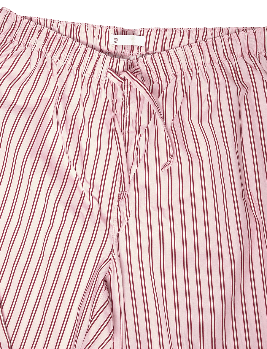 Mango Teen - Striped pyjama set - pyjamassæt - pink - 5