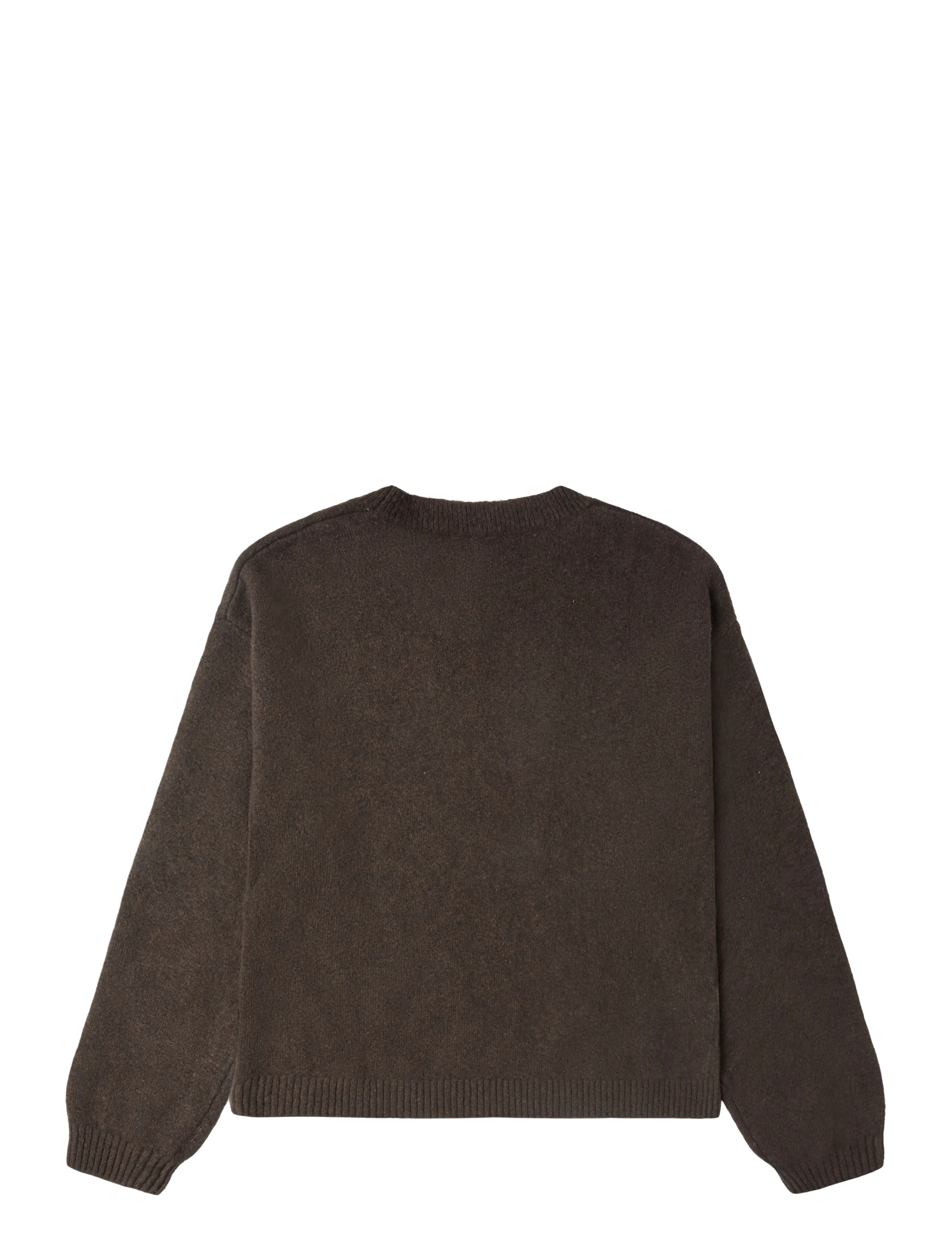 Mango Teen - Ribbed neck sweater - trøjer - brown - 2