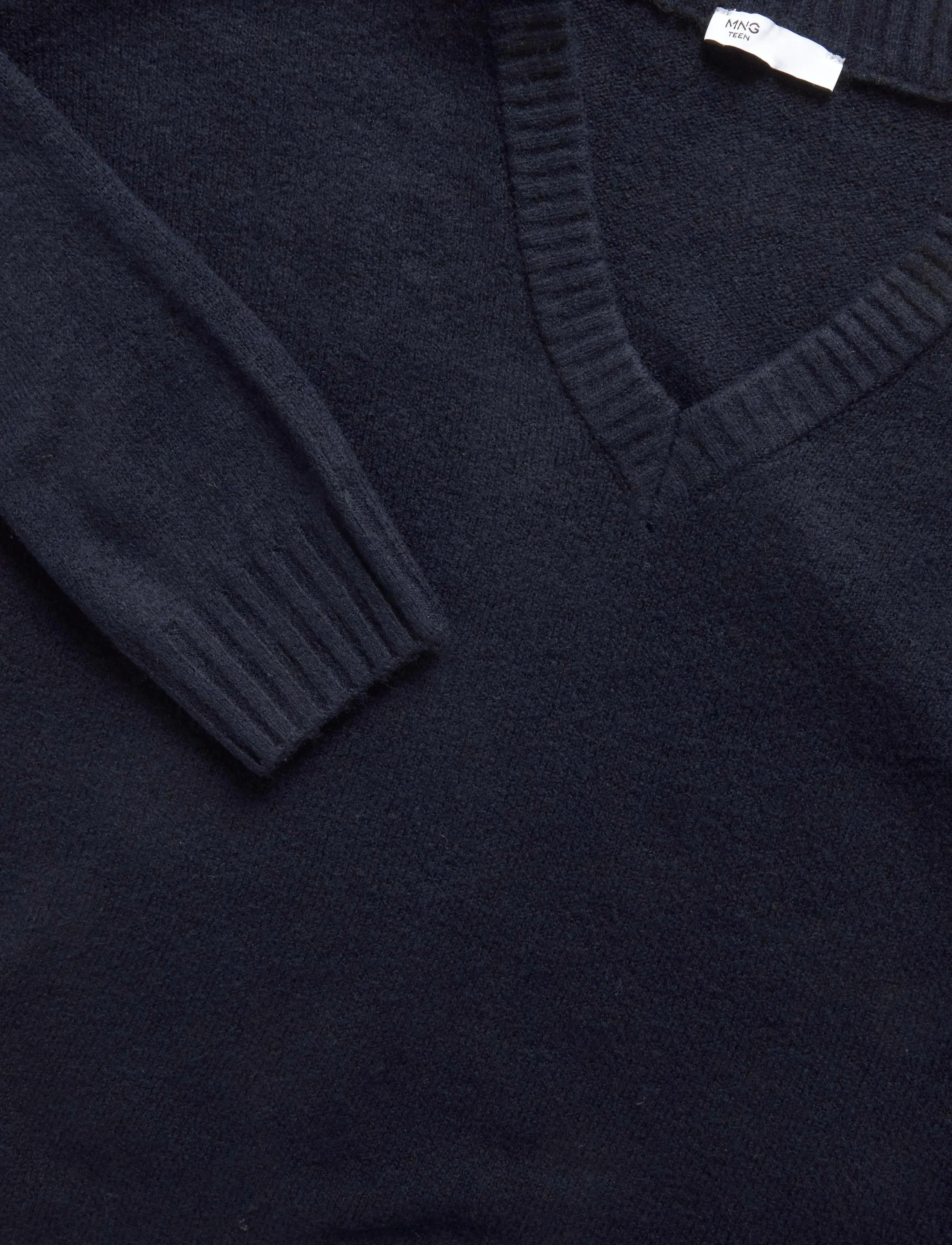 Mango Teen - V-neck sweater - trøjer - navy - 4