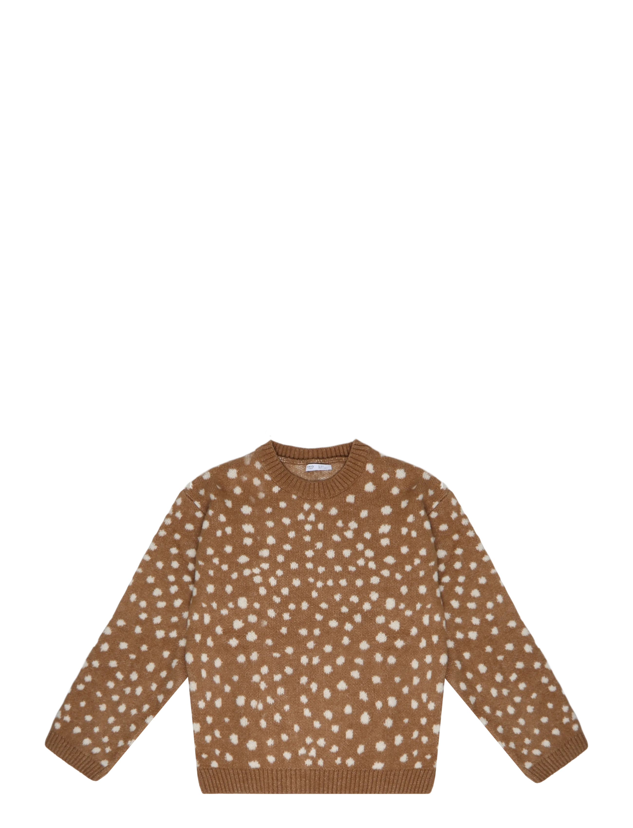 Mango Teen Animal print sweater - Strik - MEDIUM BROWN / brown