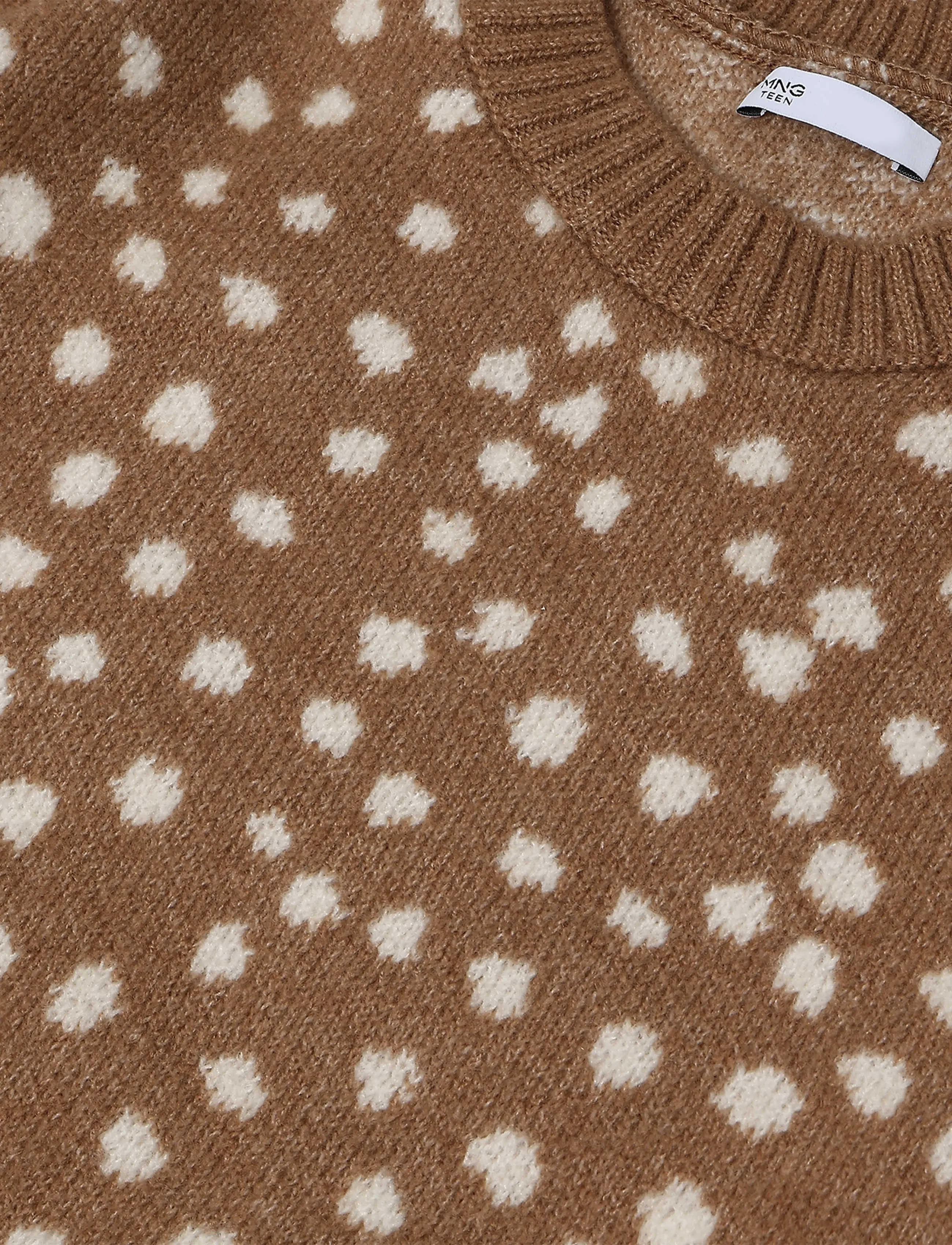 Mango Teen - Animal print sweater - trøjer - medium brown - 2