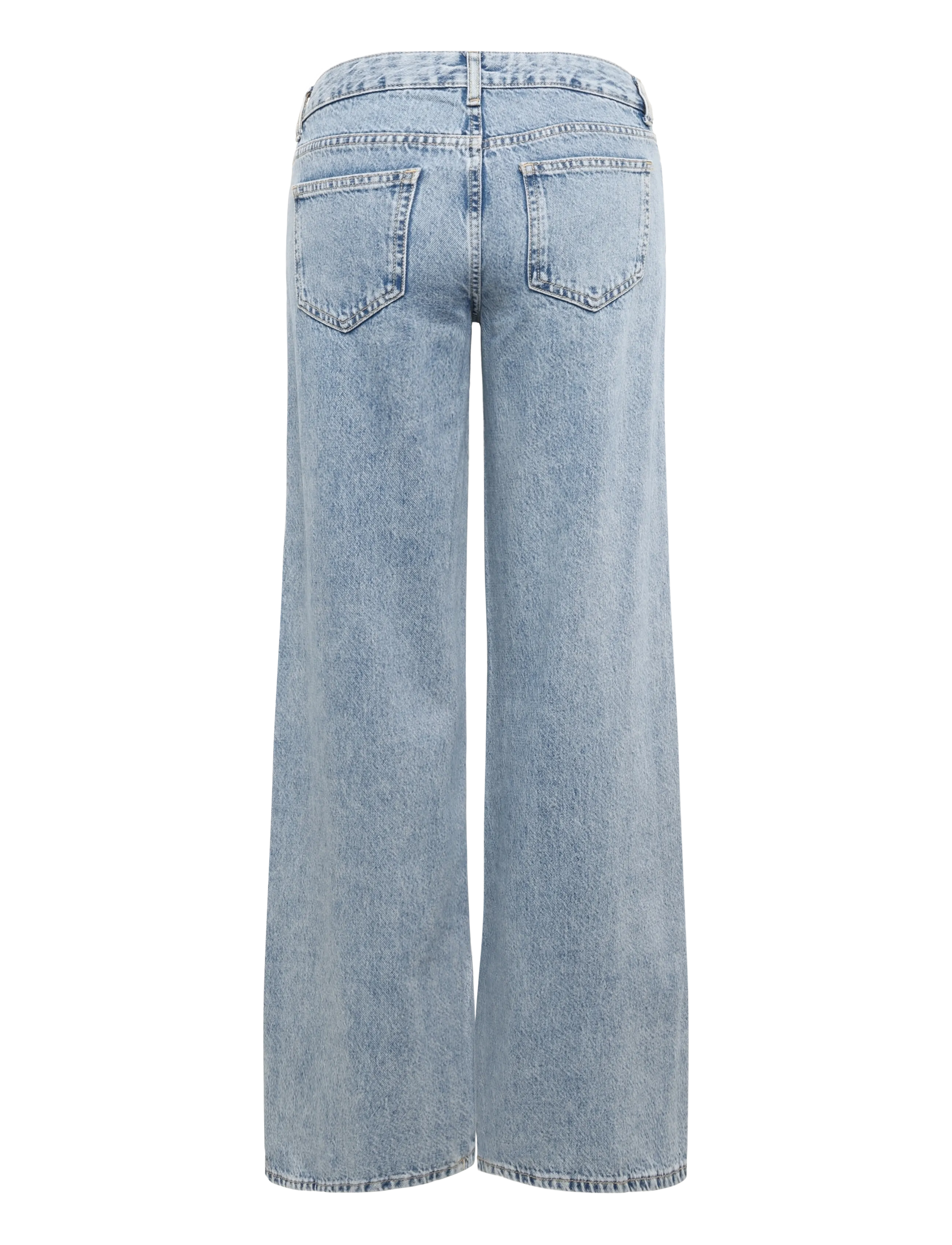 Mango Teen - Low-waist wide-leg jeans - vida jeans - open blue - 2