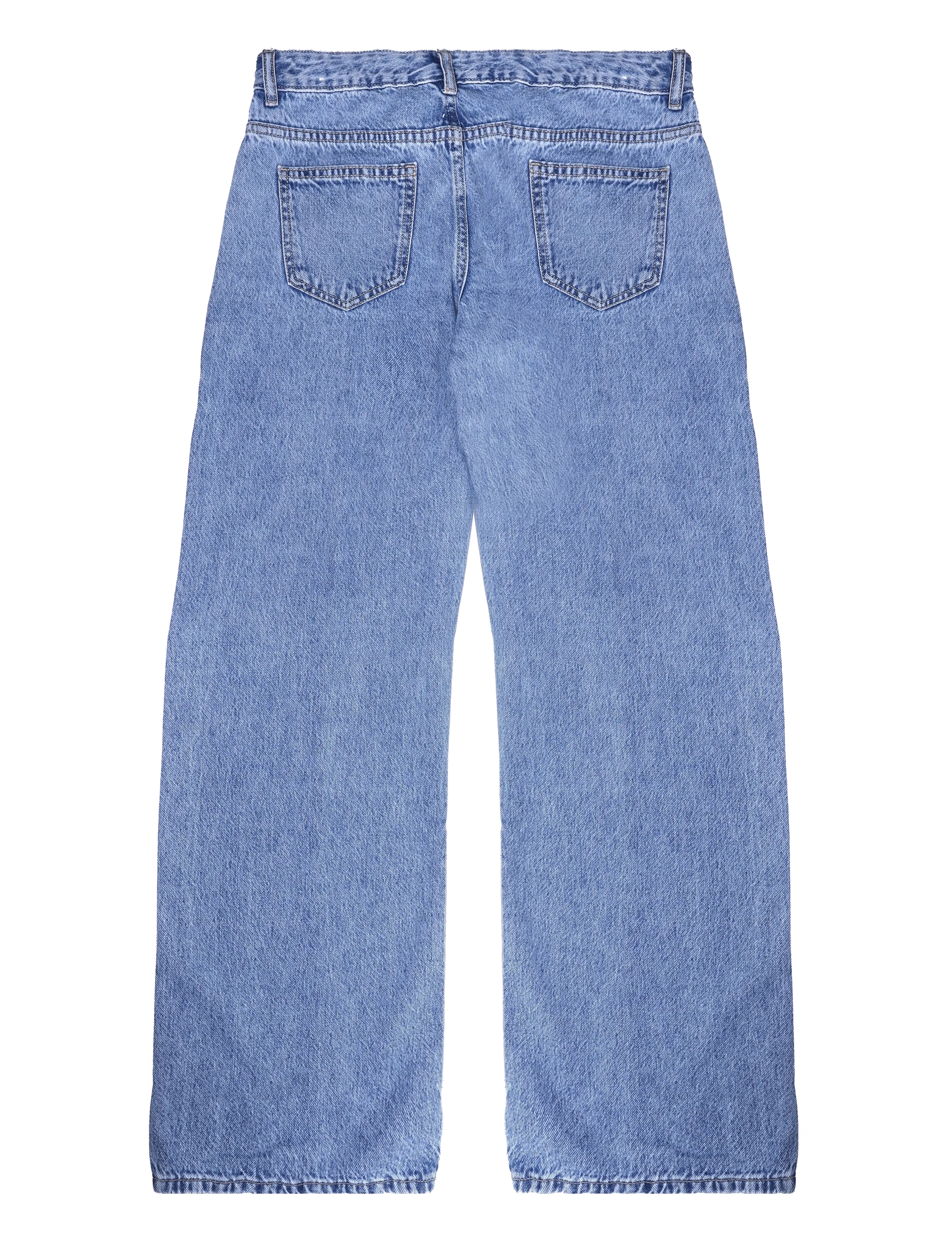 Mango Teen - Low-waist studded jeans - vida jeans - open blue - 2