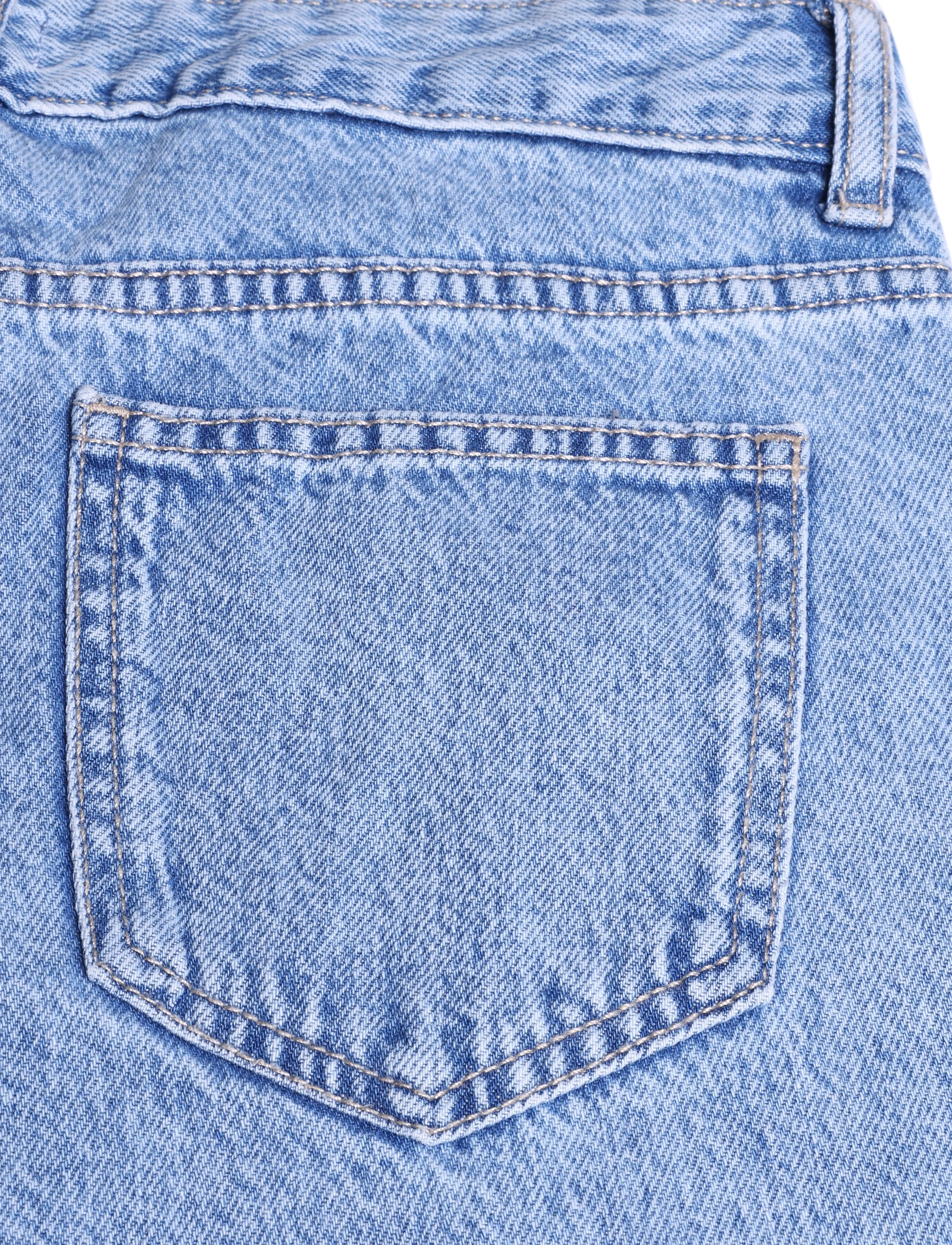 Mango Teen - Low-waist studded jeans - vida jeans - open blue - 5