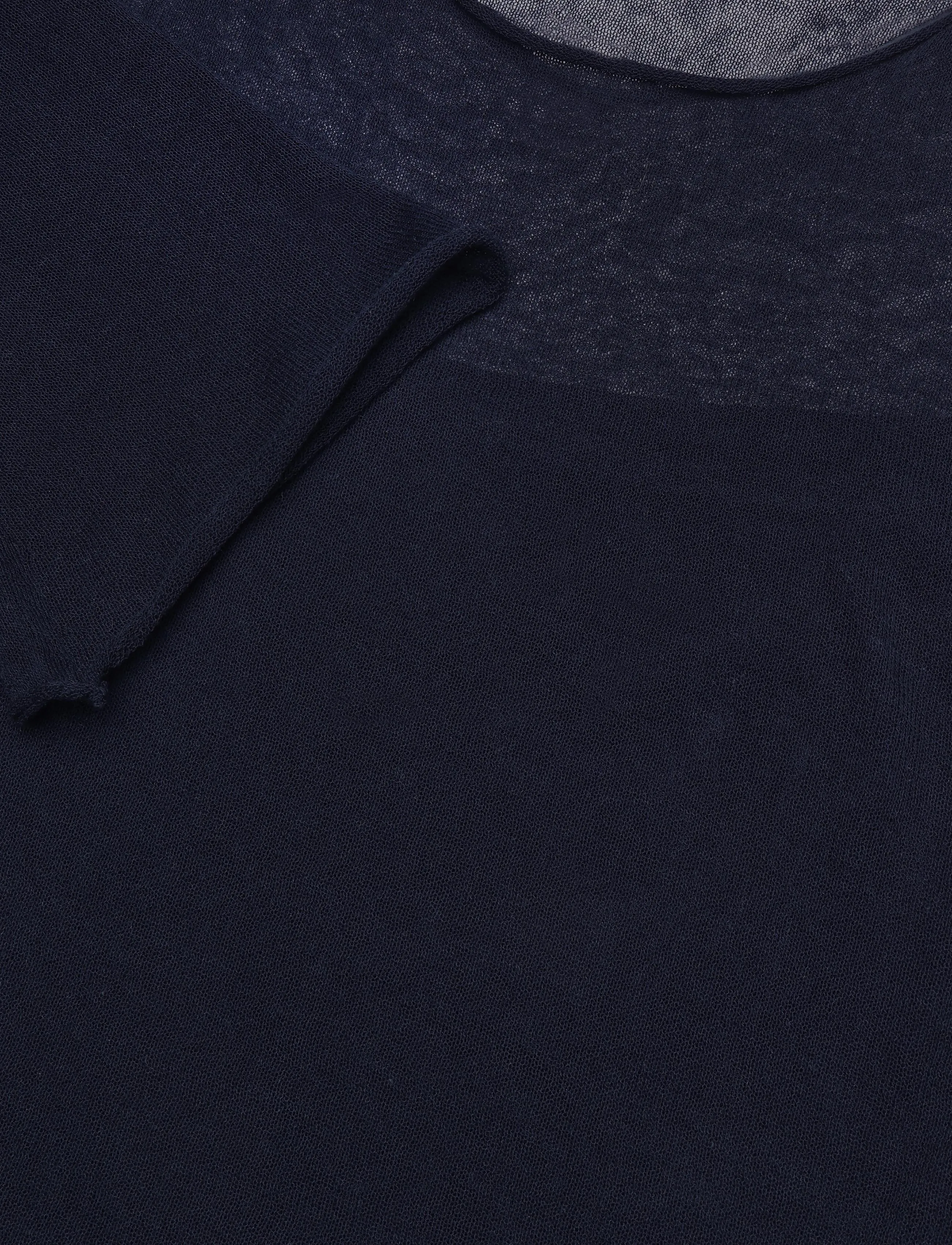 Mango Teen - Semi-transparent cotton jumper - trøjer - navy - 4