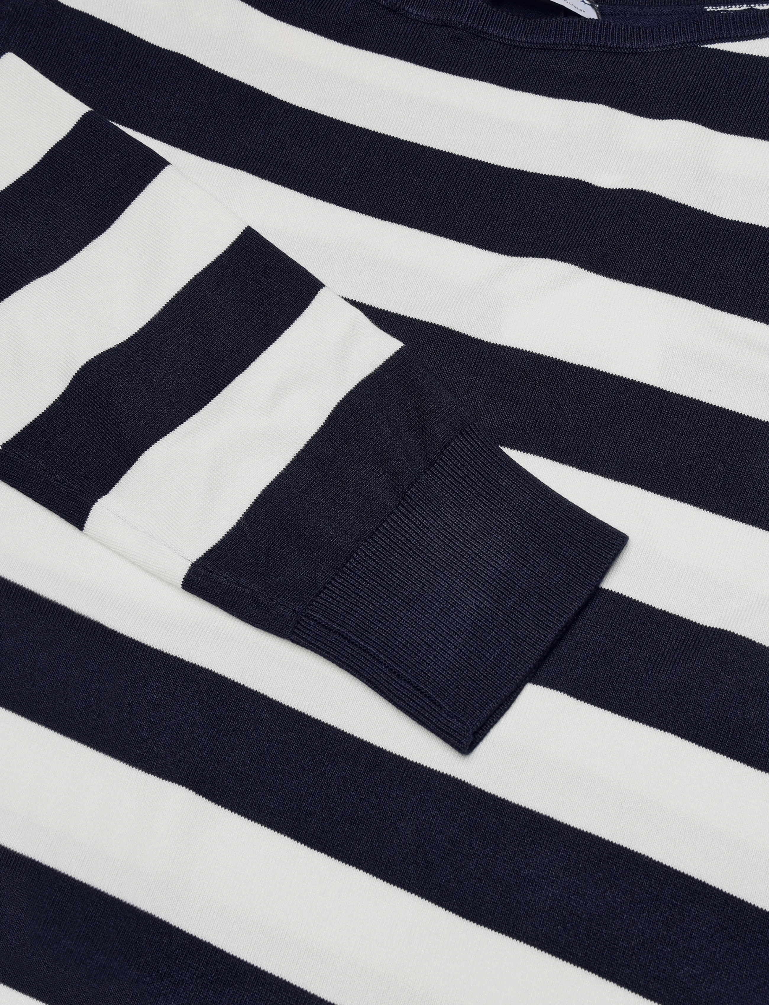 Mango Teen - Asymmetric neckline striped jersey - neulepuserot - navy - 4