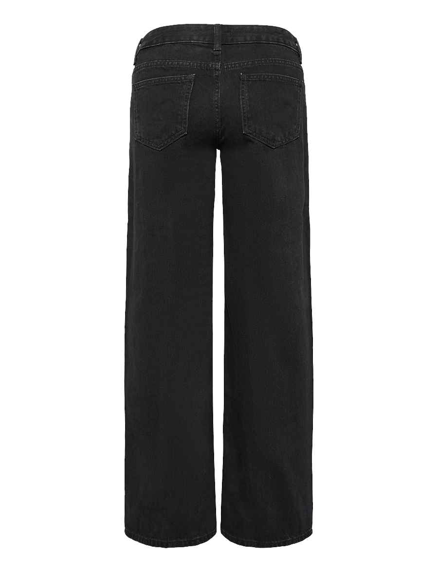 Mango Teen - Wide leg stitched jeans - brede jeans - open grey - 1