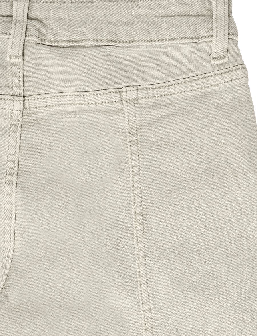 Mango Teen - Wide-leg jeans with decorative stitching - brede jeans - beige - khaki - 3