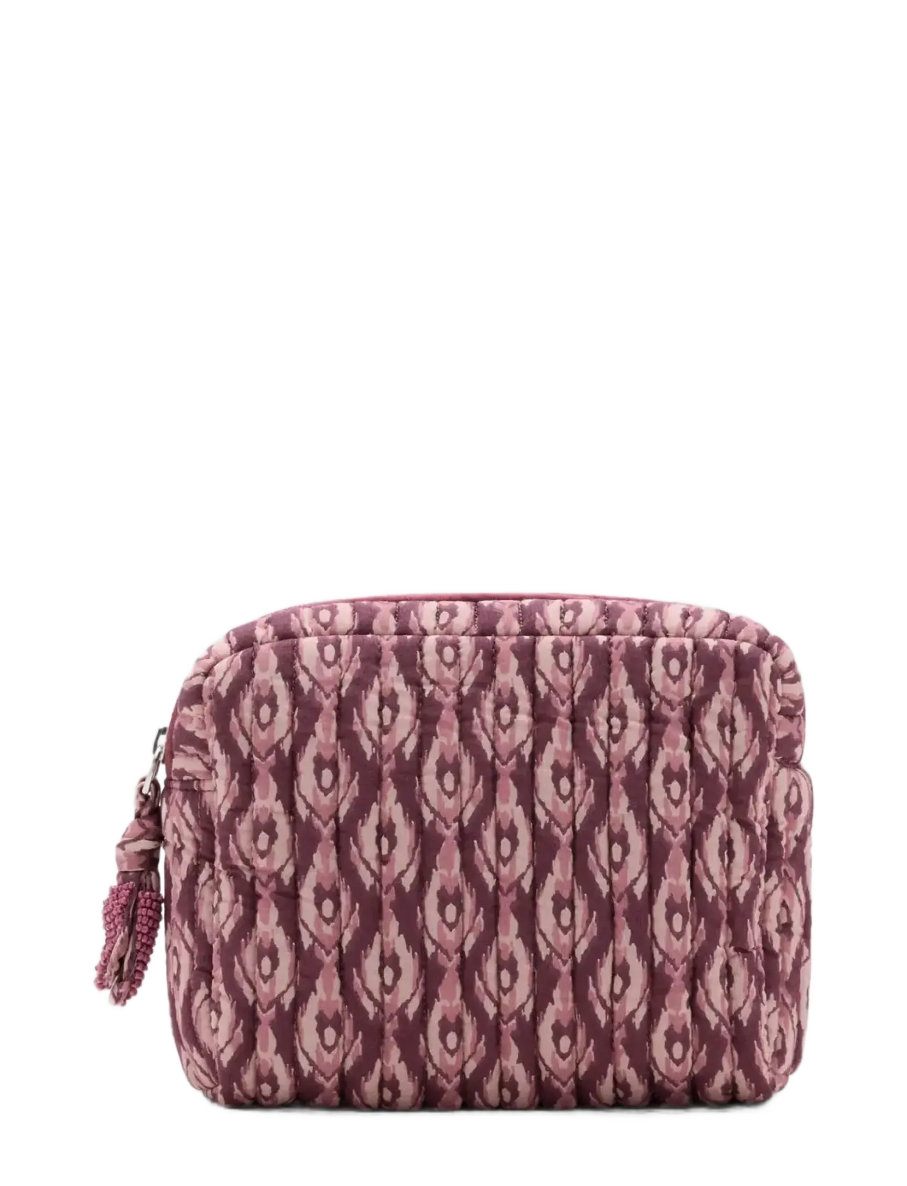 Mango Teen Printed cotton toiletry bag - Väskor - PINK / pink/rose