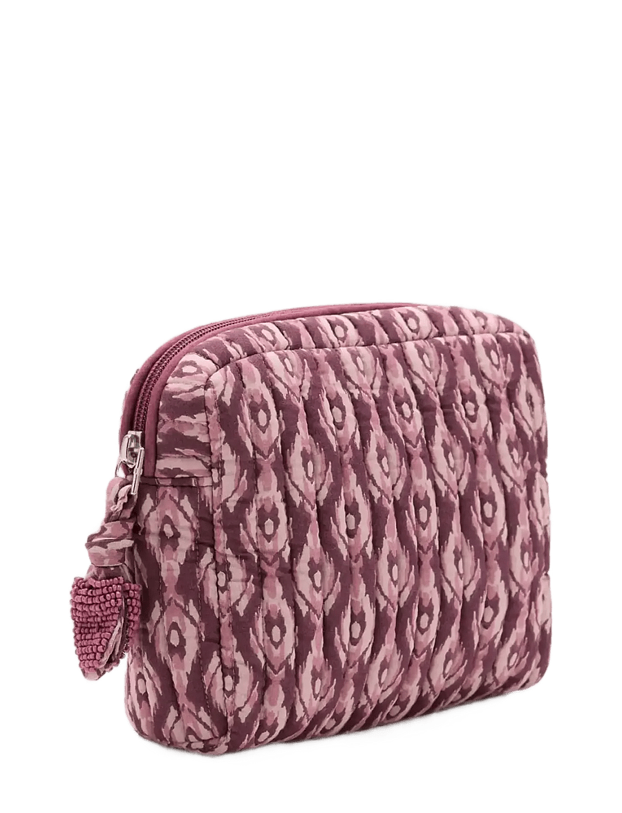 Mango Teen - Printed cotton toiletry bag - bada - pink - 1