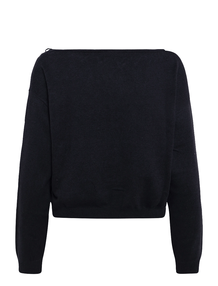 Mango Teen - Knitted jumper with neck detail - trøjer - charcoal - 1
