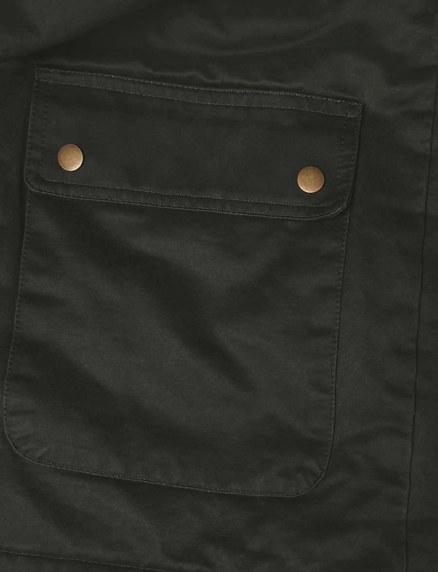 Mango Teen - Cotton parka with corduroy collar - dunjakker - medium green - 3