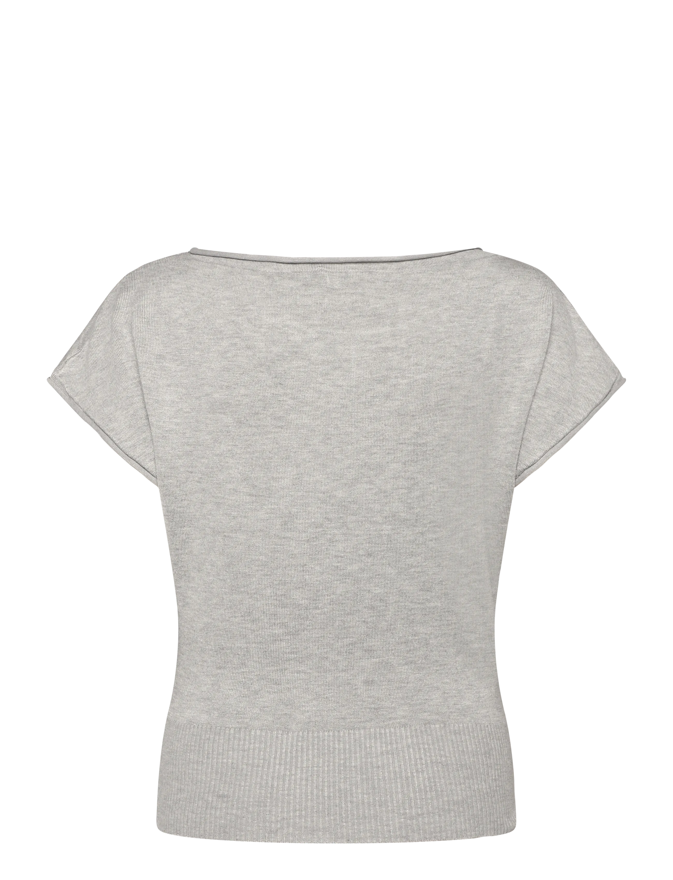 Mango Teen - Short-sleeved knitted sweater - trøjer - medium grey - 2
